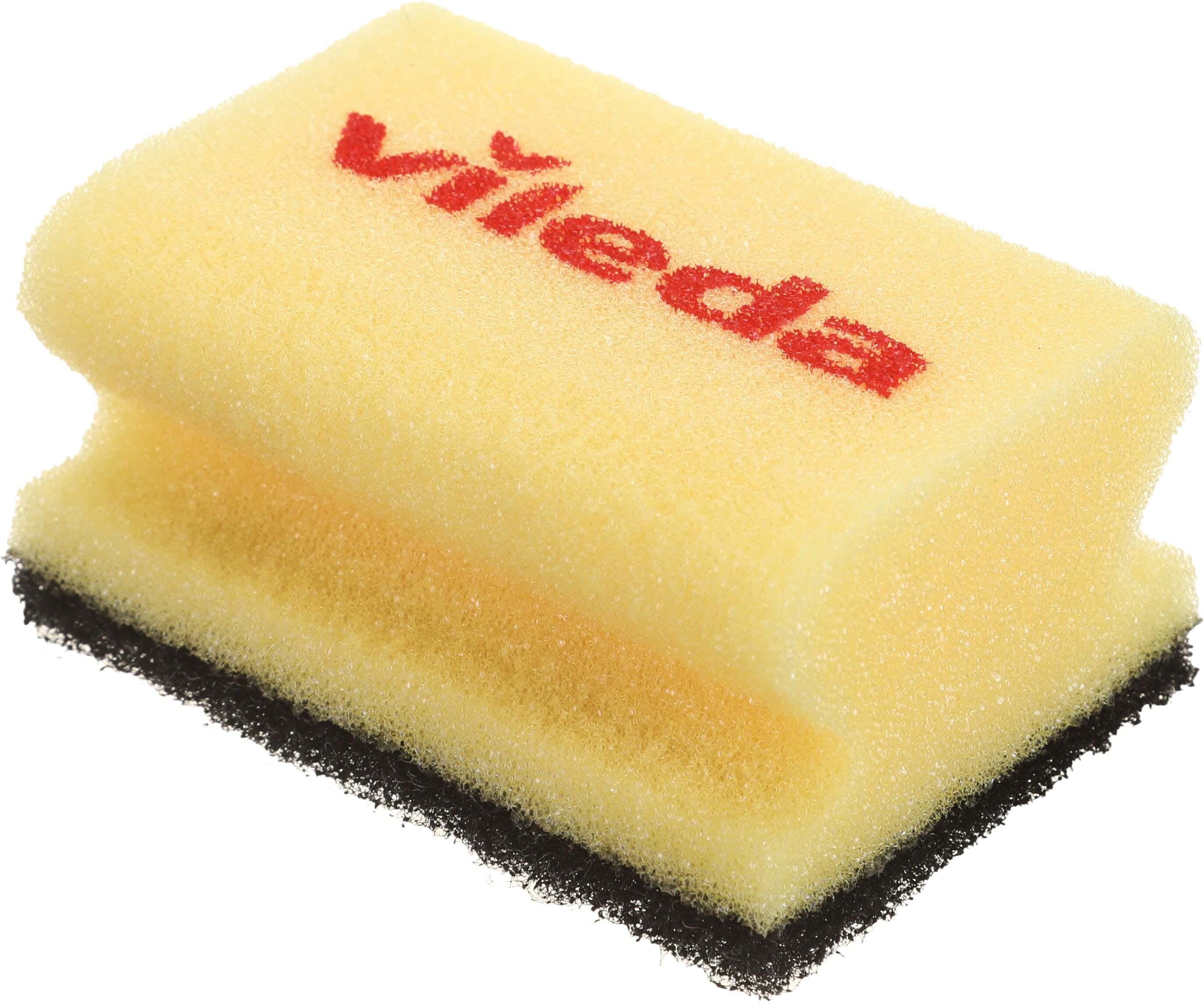 Cleaning Sponge, 10×7×5 cm - Yellow Black