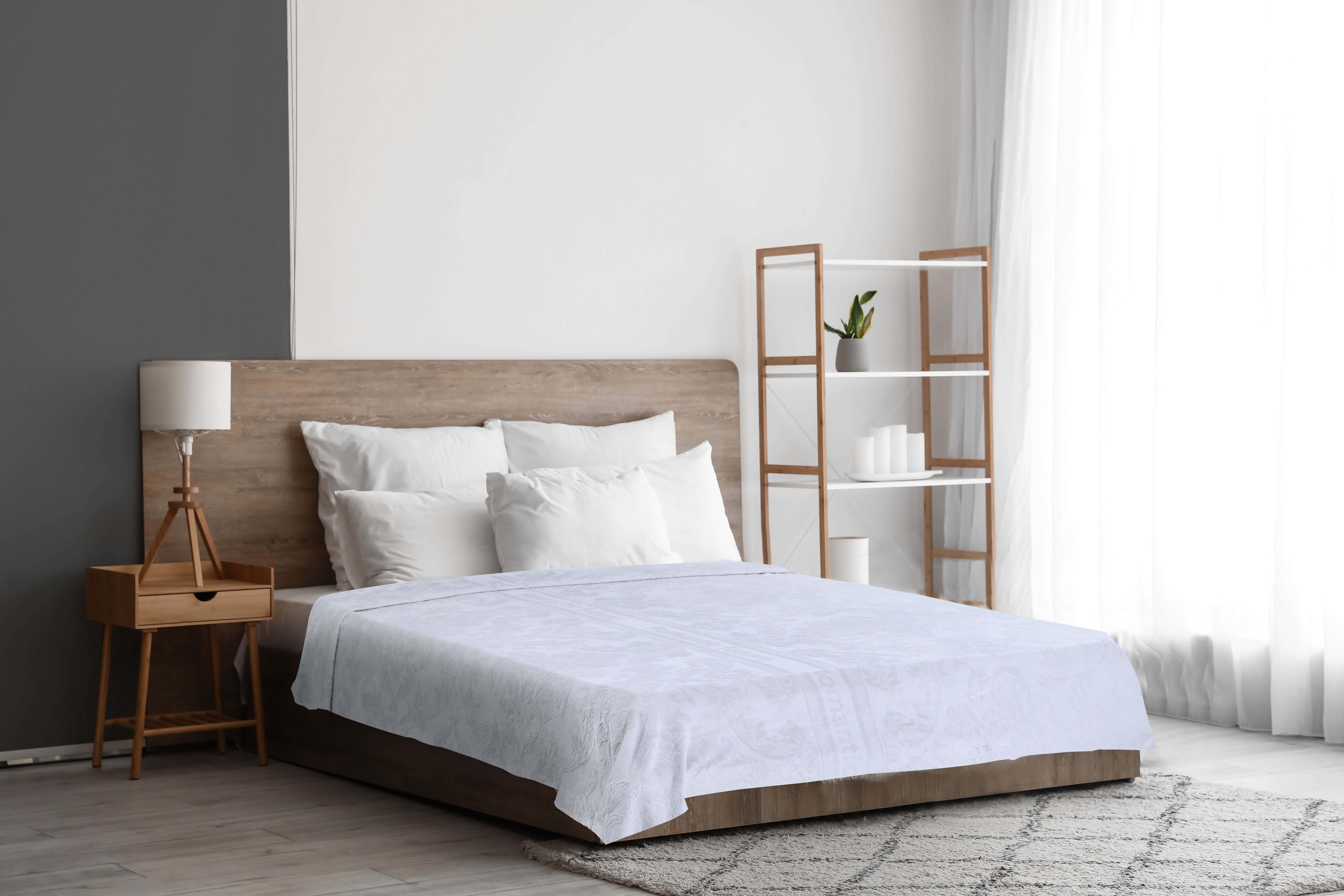 Berlianty Velvet Bed Heater, 220x240cm, 1800 gm - Grey