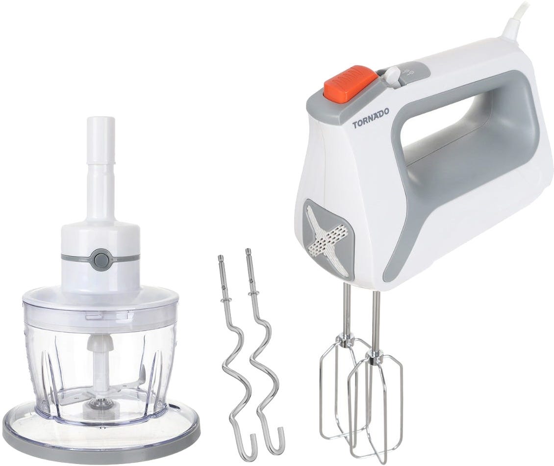 Tornado THM-400SS Hand Mixer, 400 watt - White