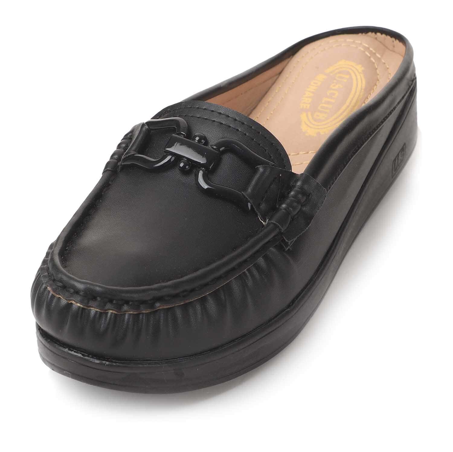 Leather Slip-on Shoes for Women