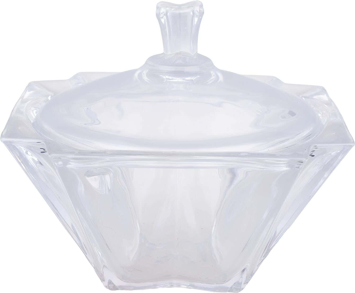 Glass Bonbonniere with Lid, 30 cm - Clear