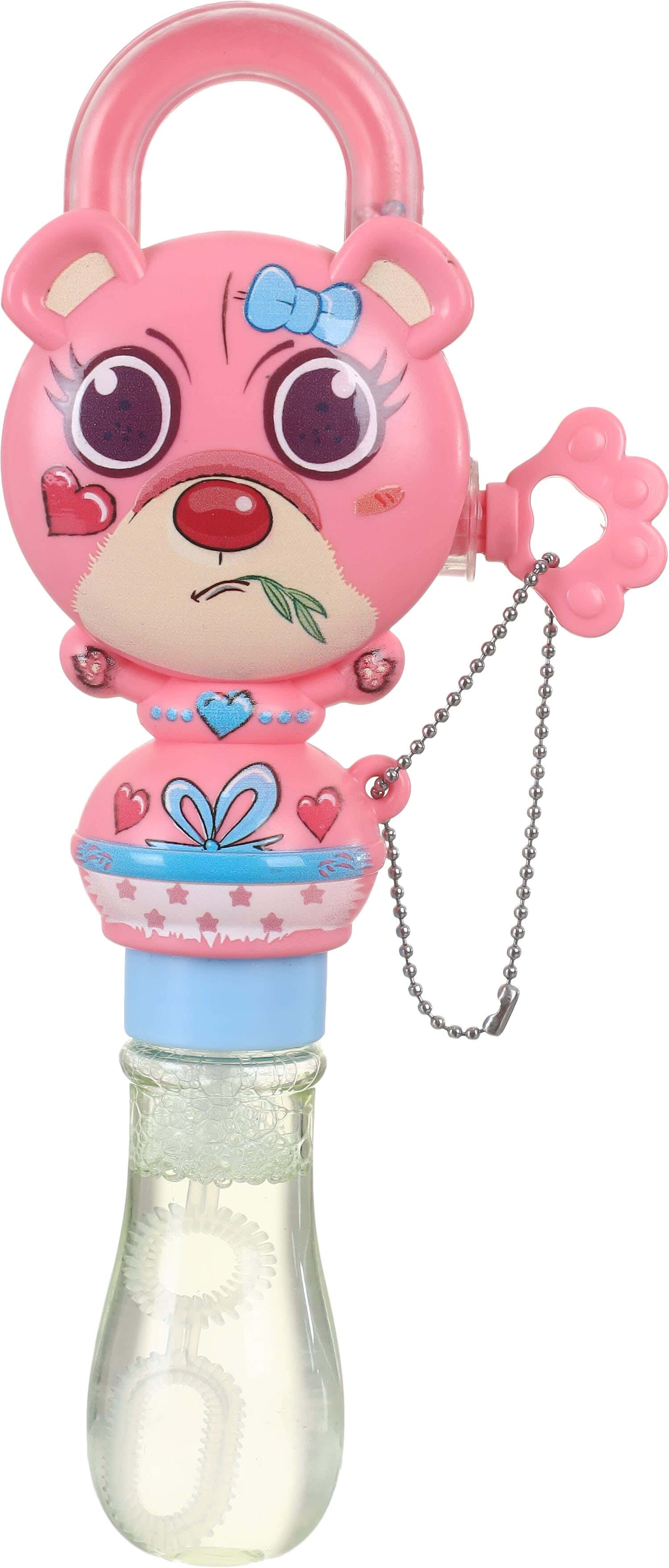 Plastic Bubbles Lock Shape Toy, 20 cm - Multicolour