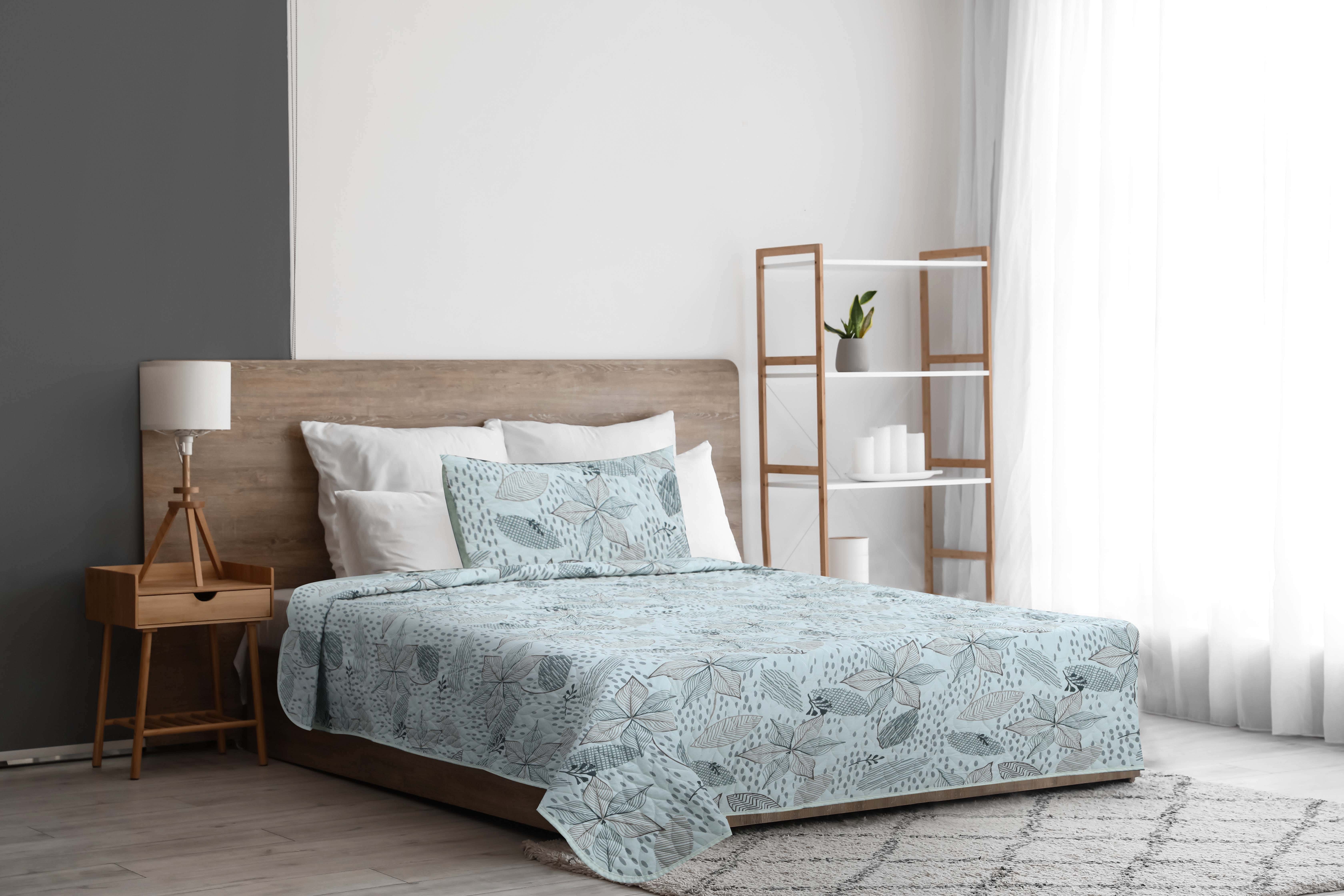 Hana Cotton Quilt Set, 4 Pieces, 240×180 cm, 4500 gm - Multicolor