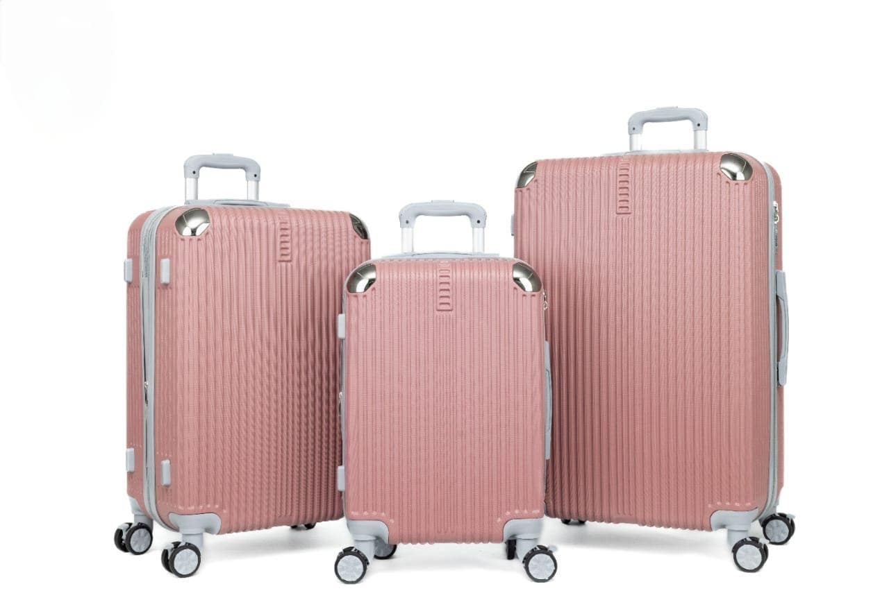 Nour Shopping 3-Piece Luggage Set, Fiber - Kashmir