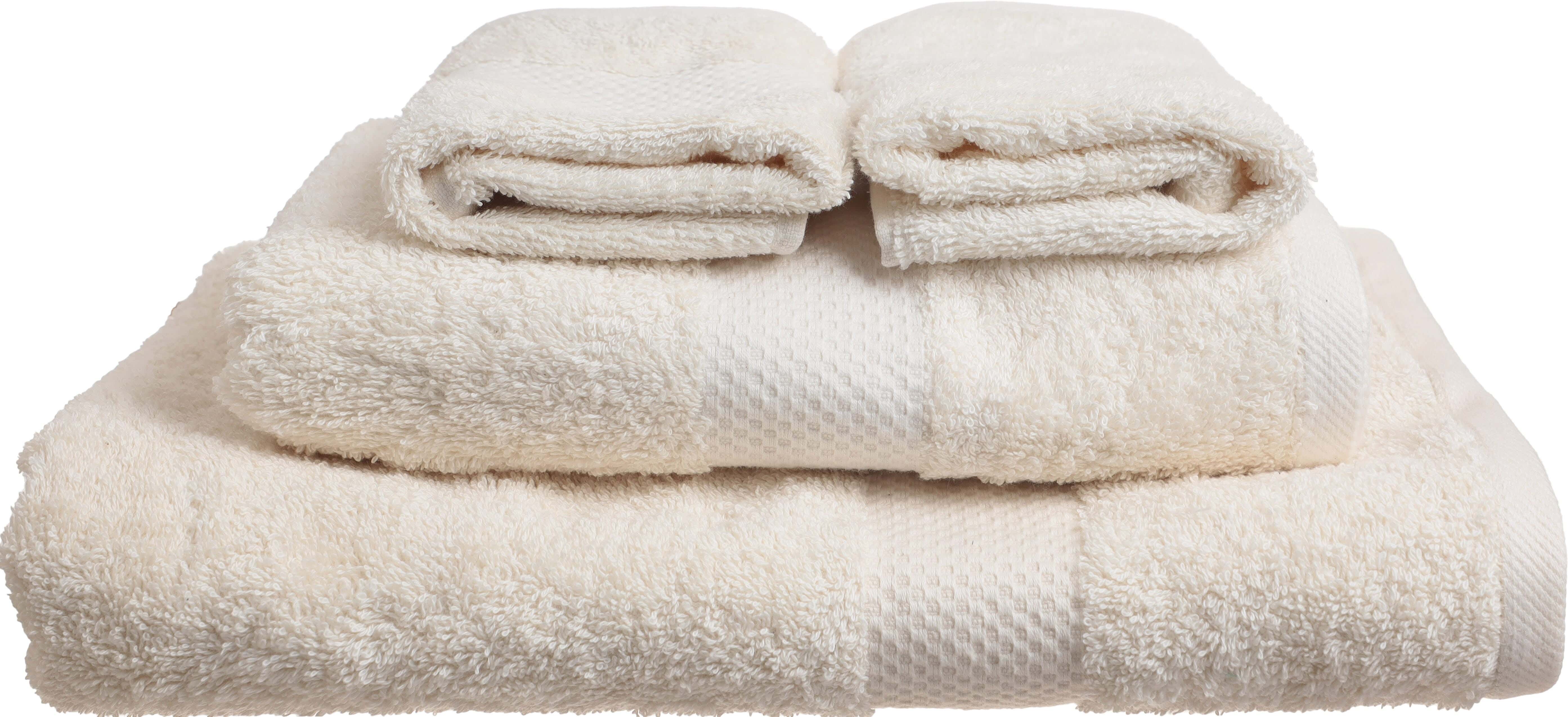 Cotton Towel Set, 4 Pieces - Off White