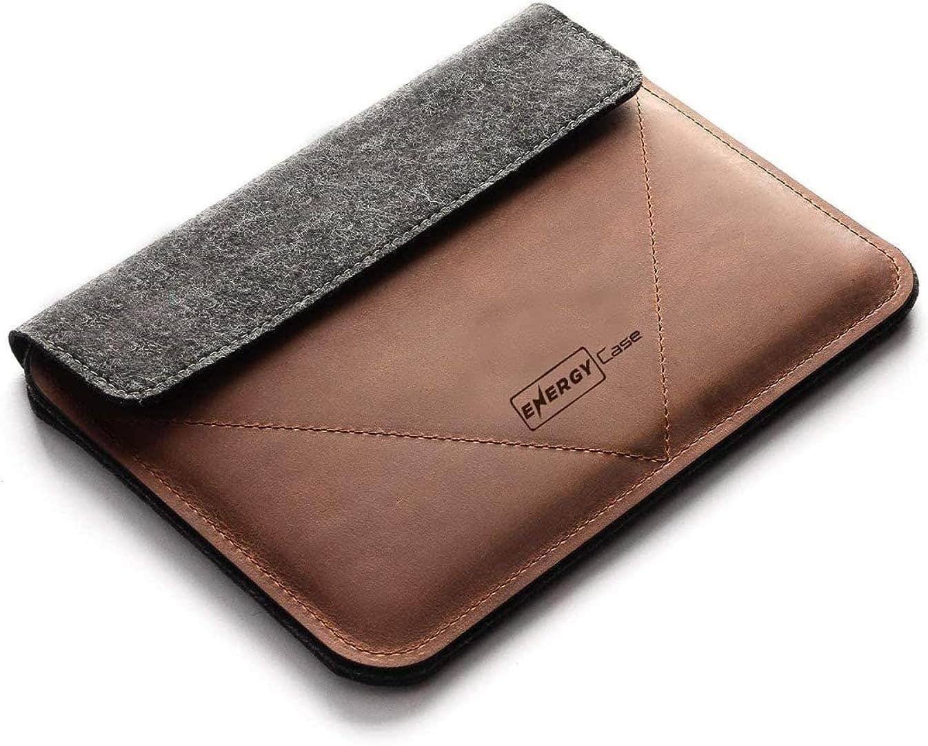 Energy Case Slim Laptop Sleeve, 15.6 Inch - Brown