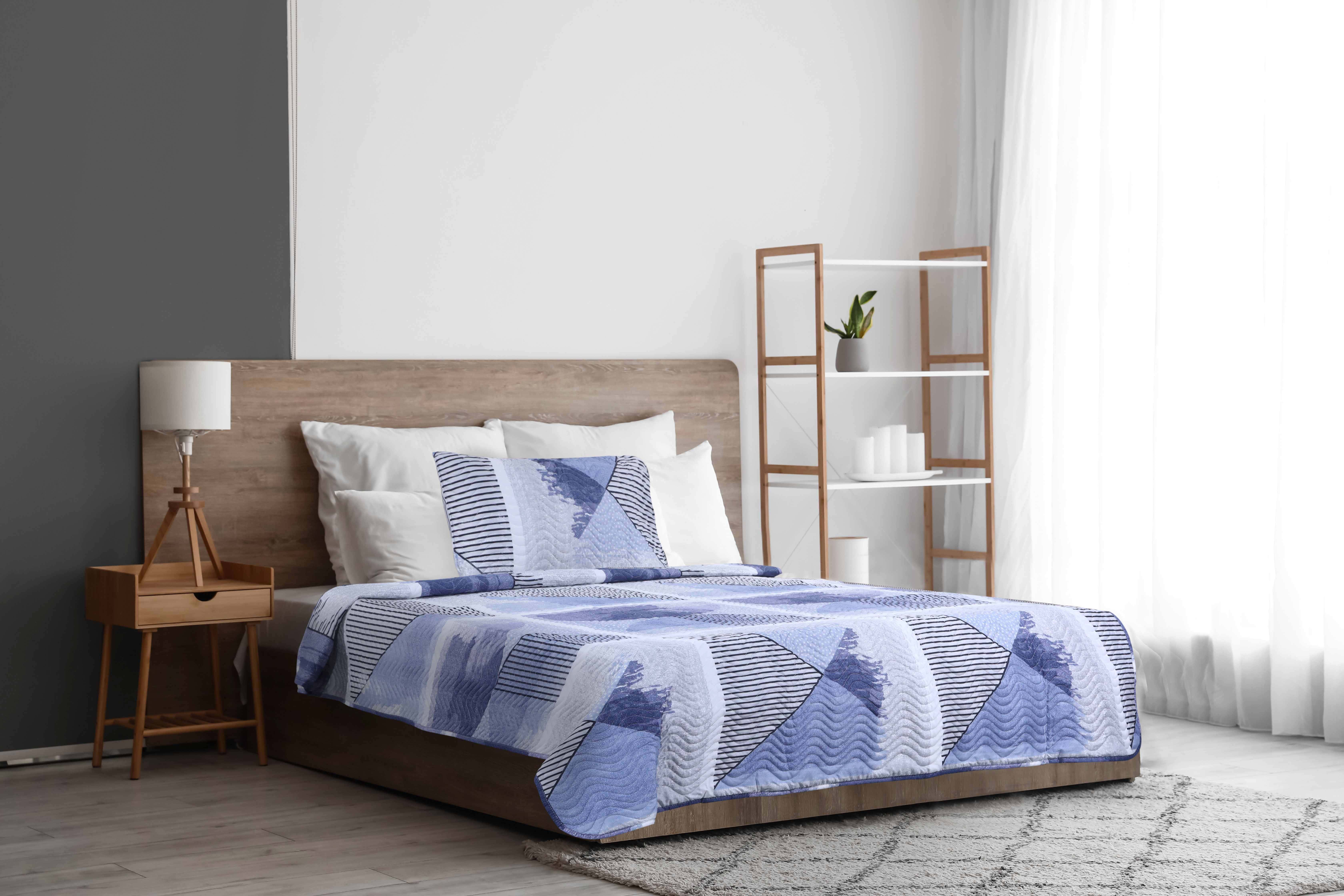 Forbed Microfiber Comforter Set, 2 Pieces, 240×170 cm - Light Blue