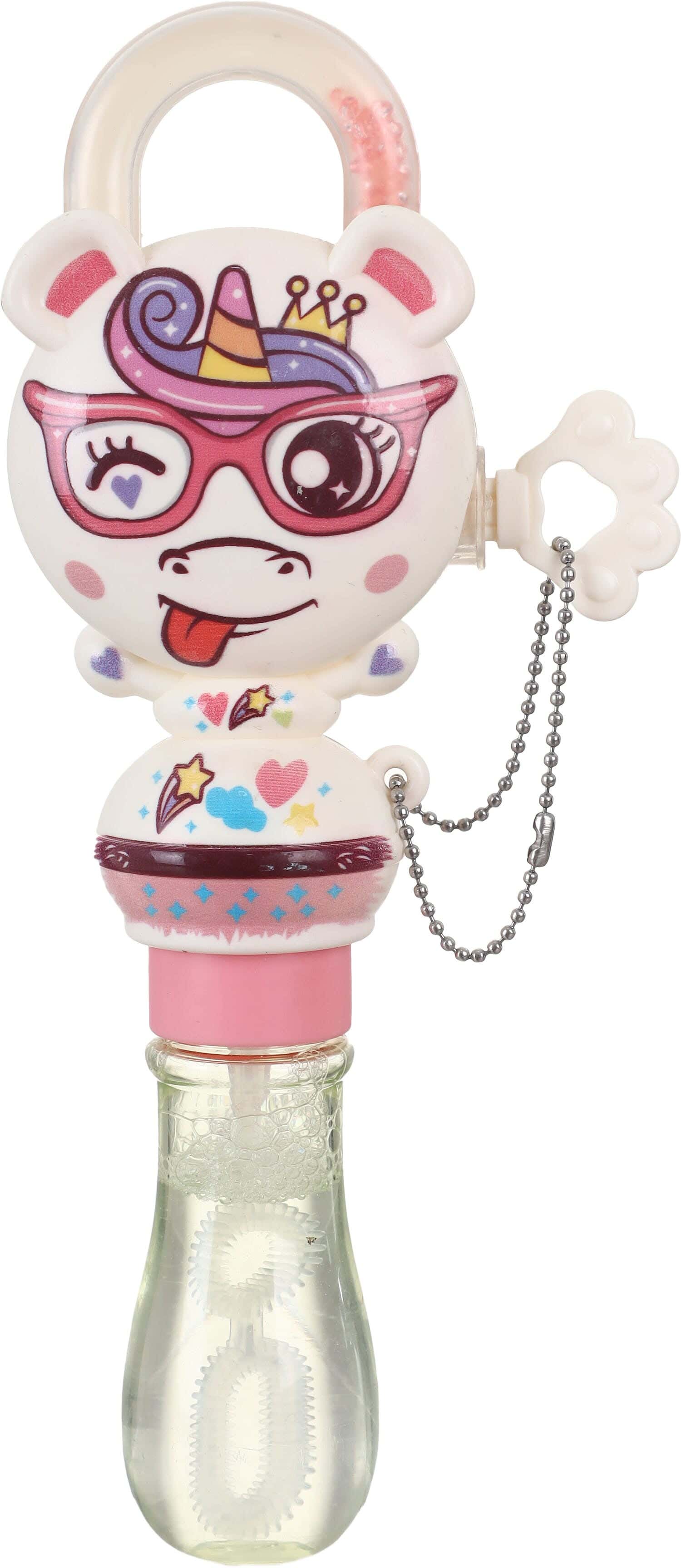 Plastic Bubbles Lock Shape Toy, 20 cm - Multicolour