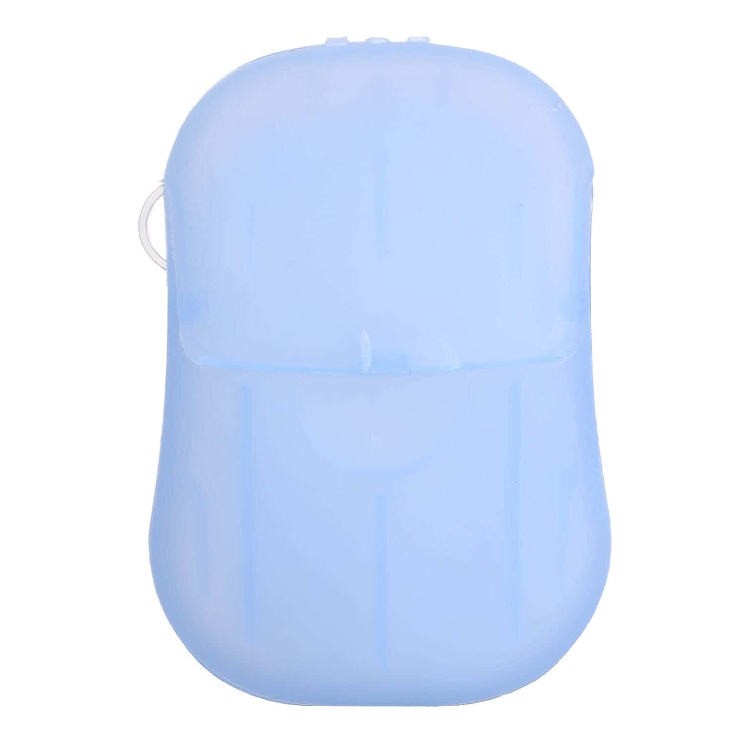 Paper Soap Sheets Box, 20 Sheets - Blue
