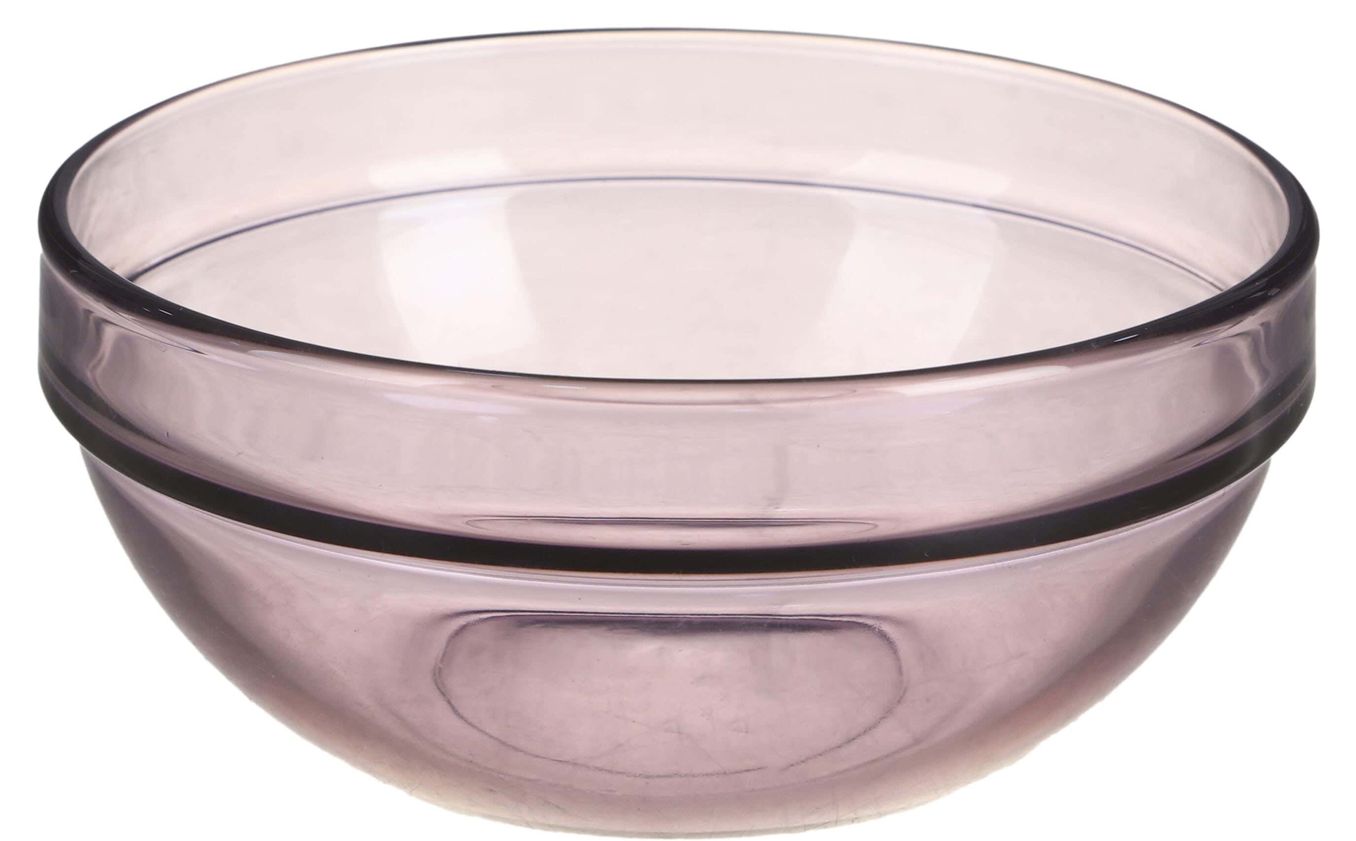 Pasabahce Glass Bowl, 1135 ml - Mauve