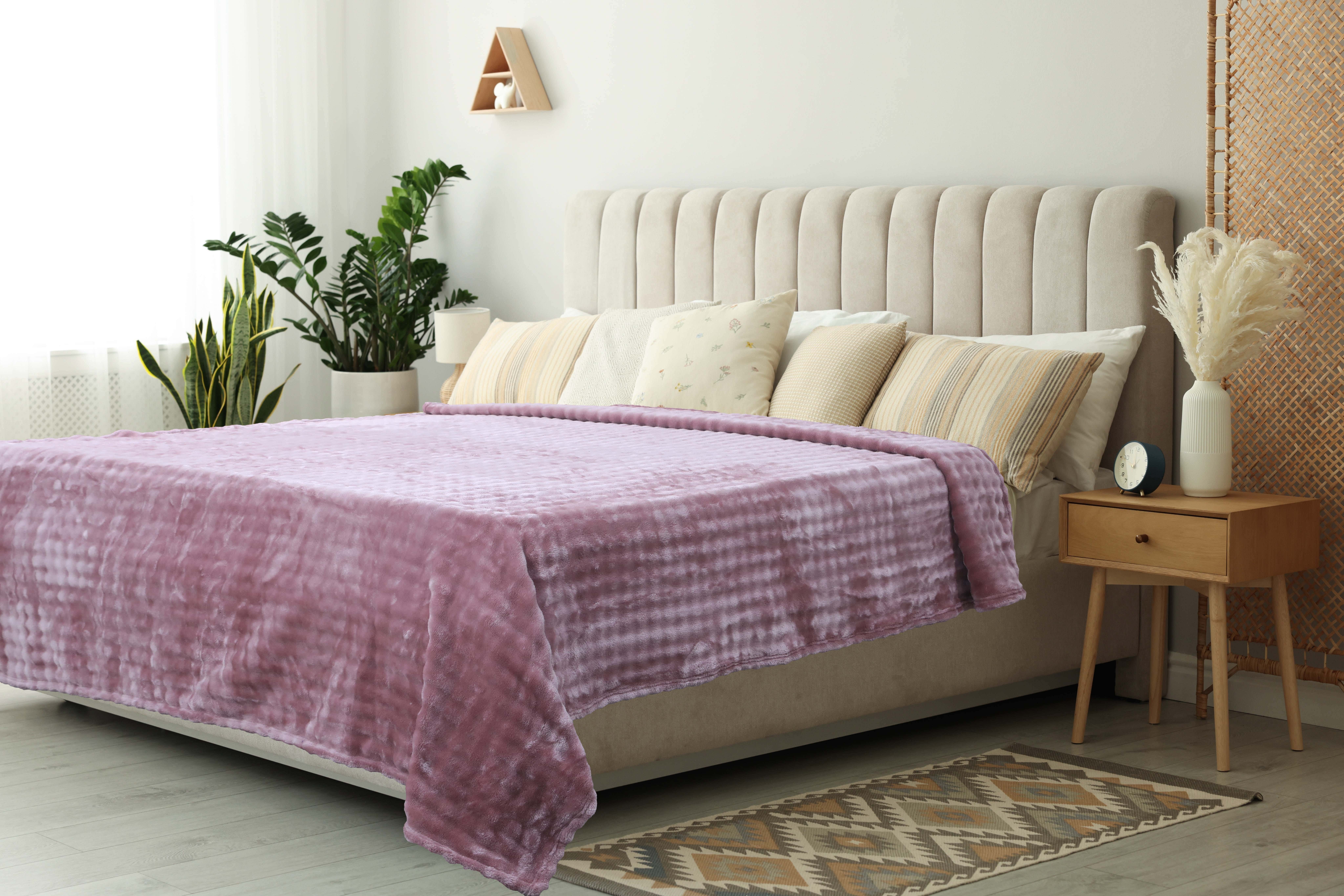 Morano Youth Velvet Blanket Set, 2 Pieces, 180×240 cm, 4000 gm - Cashmere