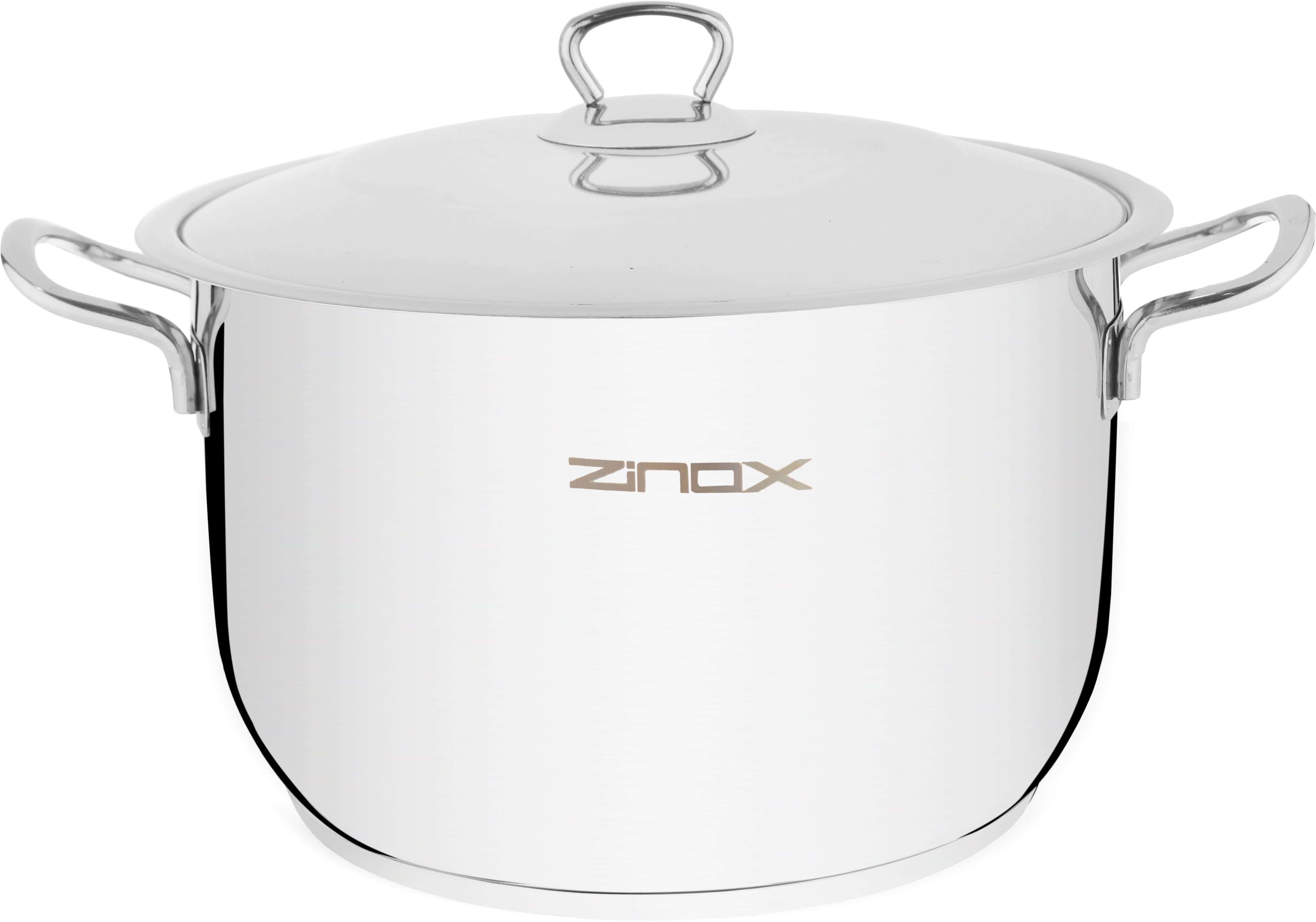 Zinox Stainless Steel Pot, 34 cm - Silver