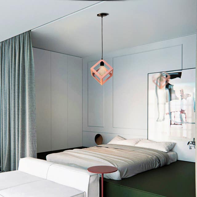 Modern Ceiling Chandelier, 80x20x20 cm - Pink