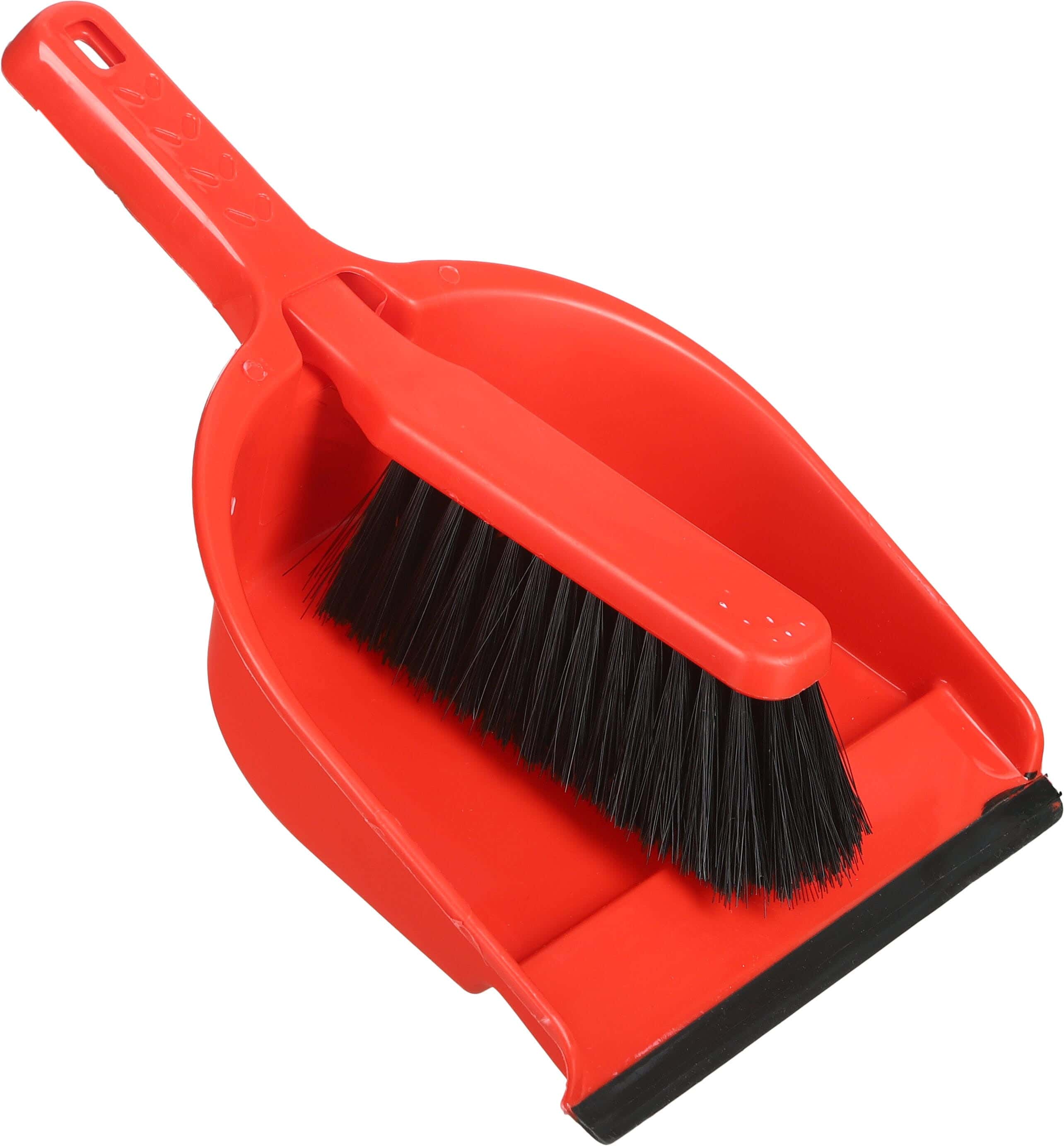 El Helal & Star Pro Line Plastic Shovel and Brush, 25 cm - Red