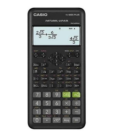Casio FX-82ESPLUS-2-WDTV Portable Scientific Calculator - Black