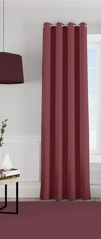 Sabia curtain, piece, 145x270 cm - burgundy