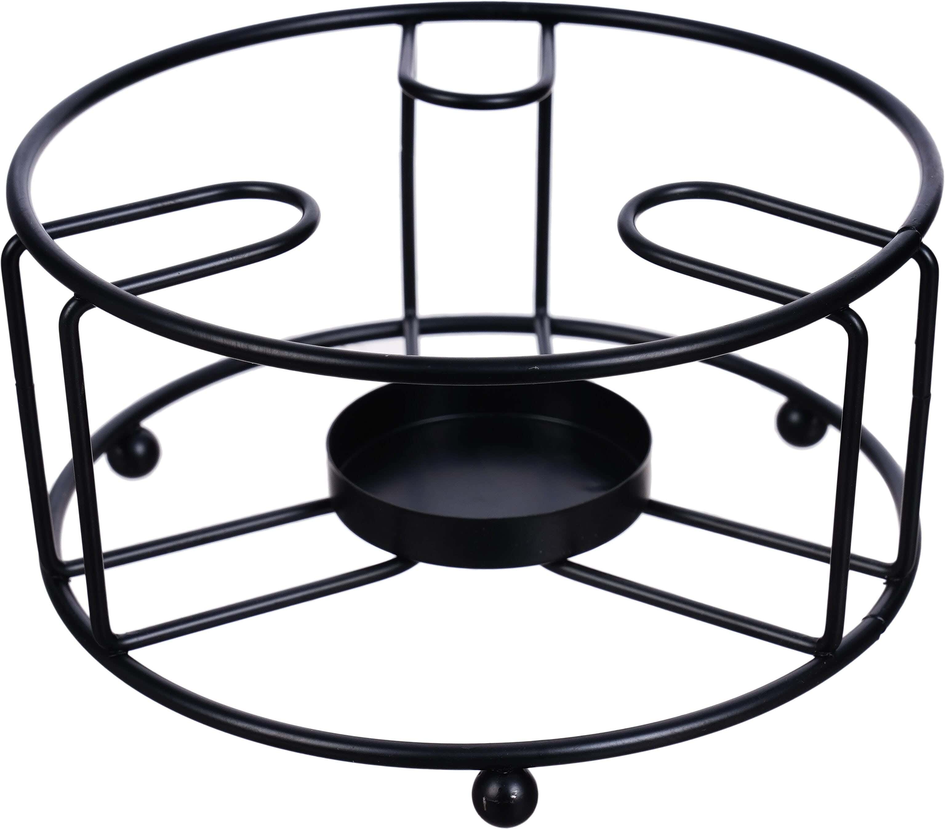Metal Fridge Holder, 14 cm - Black