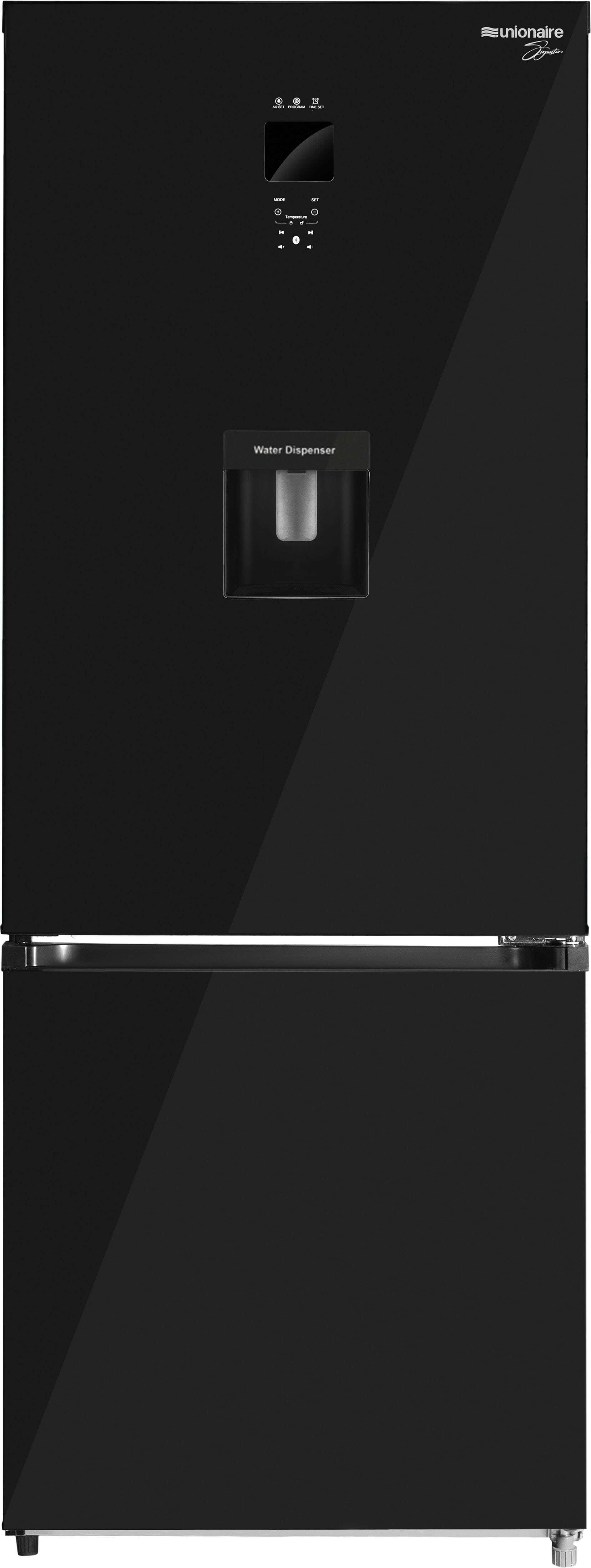 Unionaire URN-800CEPBLG1A-DXHIRBWXXLS No Frost Refrigerator, 545 Liters, Digital Touch Screen, Bluetooth - Black