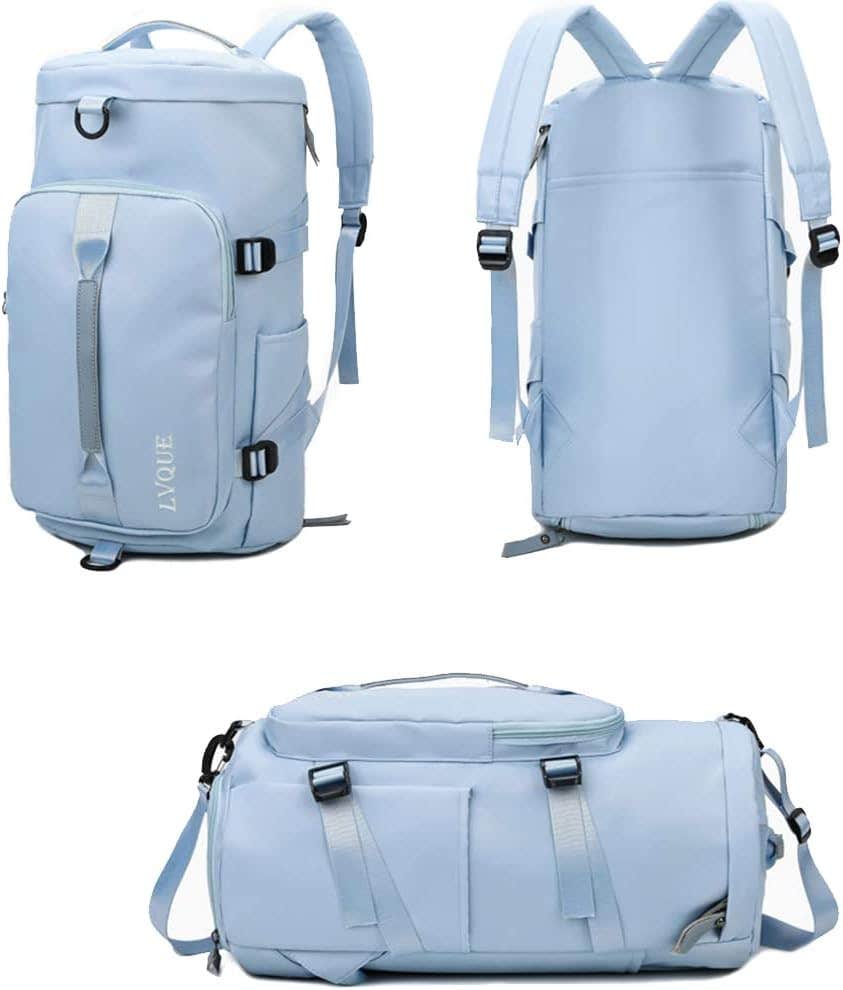 Formva Water Resistant Gym Backpack, Large - Blue