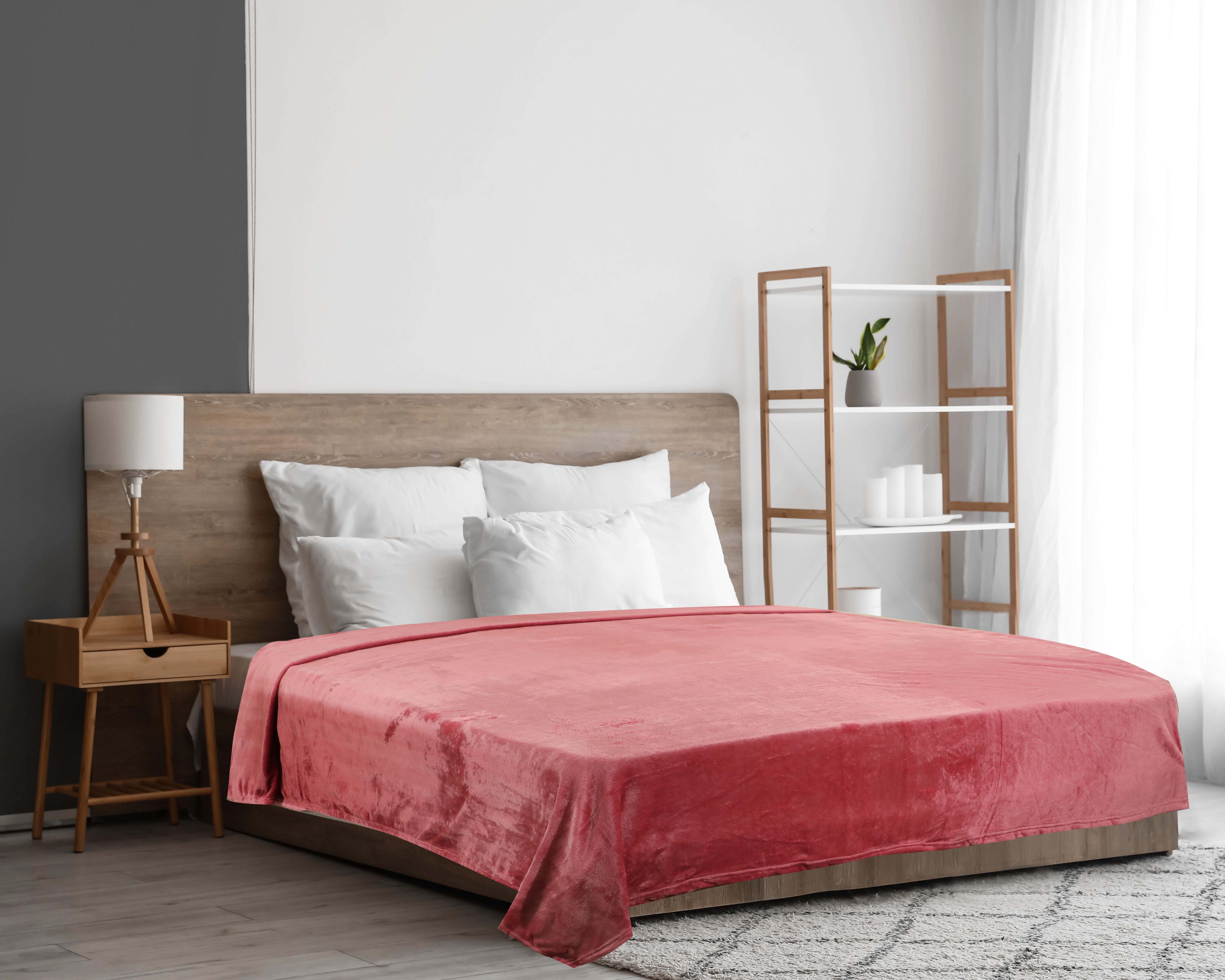 Espanol Plain zebda Heater, 215×235 cm, approximately 1850 grams - Fuchsia