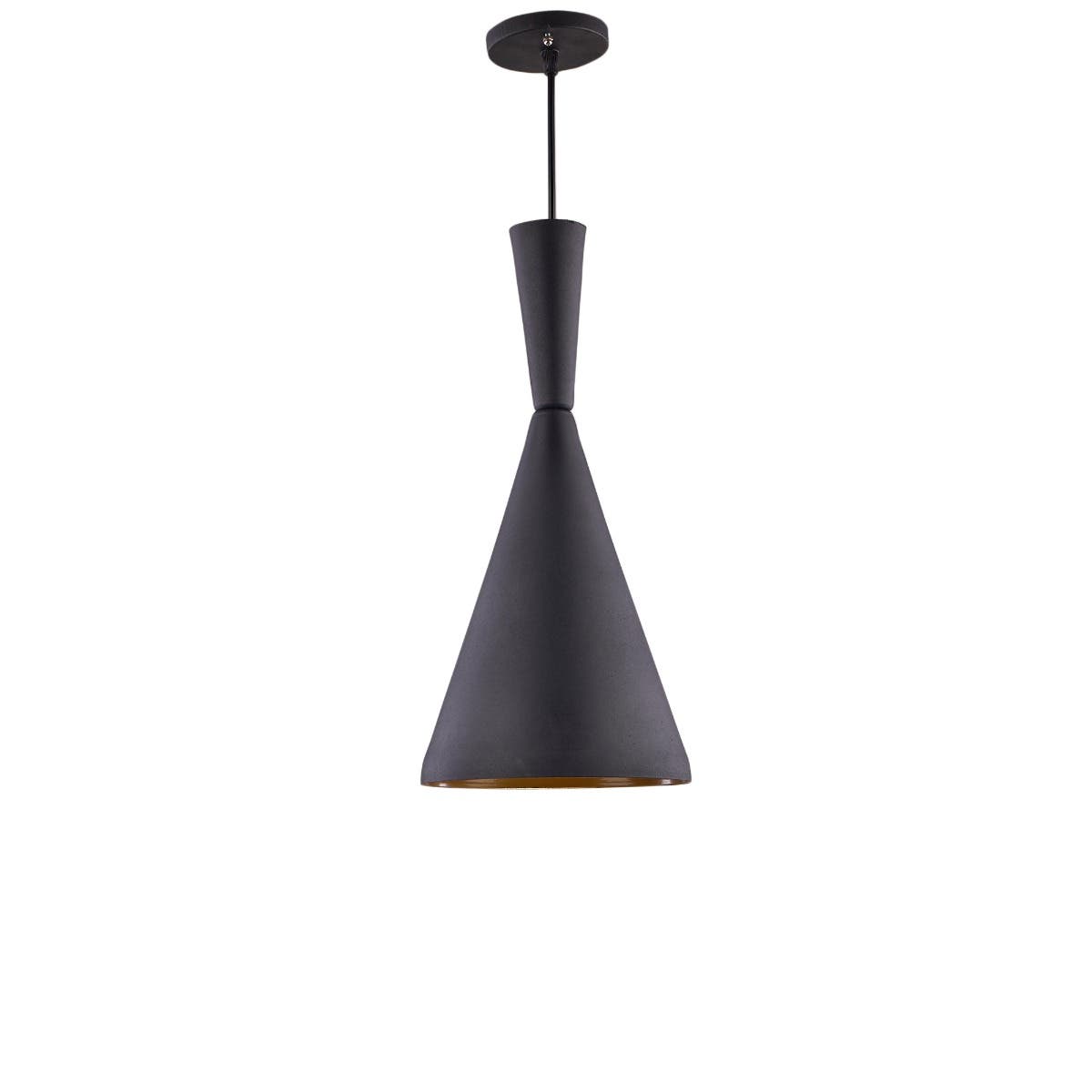 Modern aluminum Chandelier, 20×20×45 cm - Black