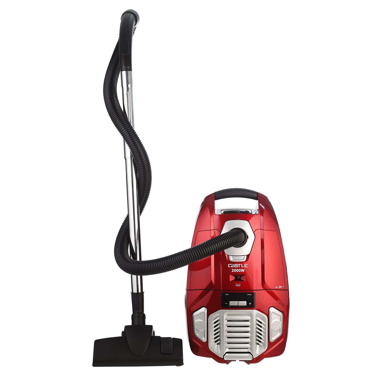 Castle VC1520 Vacuum Cleaner, 2000 Watt - Red