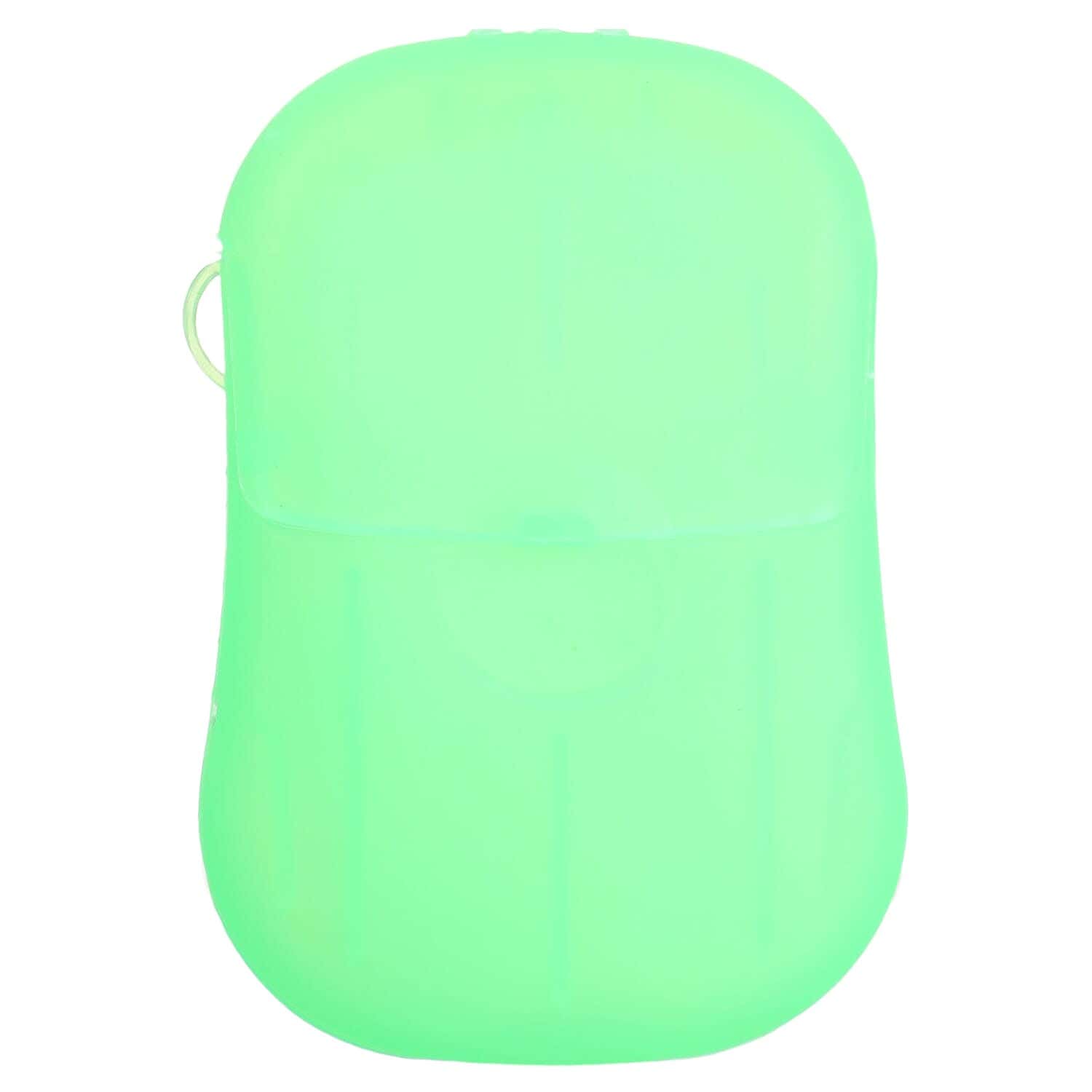 Paper Soap Sheets Box, 20 Sheets - Green