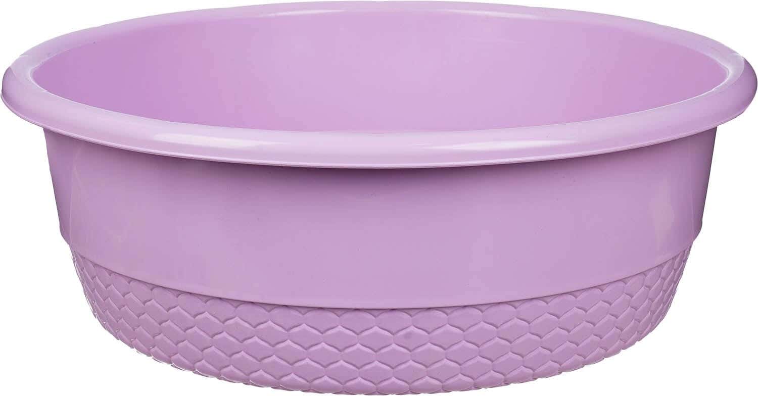 El Helal & Star Plastic Washing Dish, 42 cm - Mauve