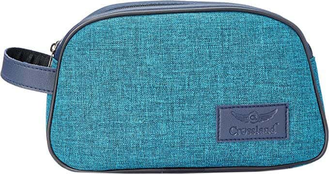 Crossland Handbag For Men, 24x14x8 cm - Turquoise