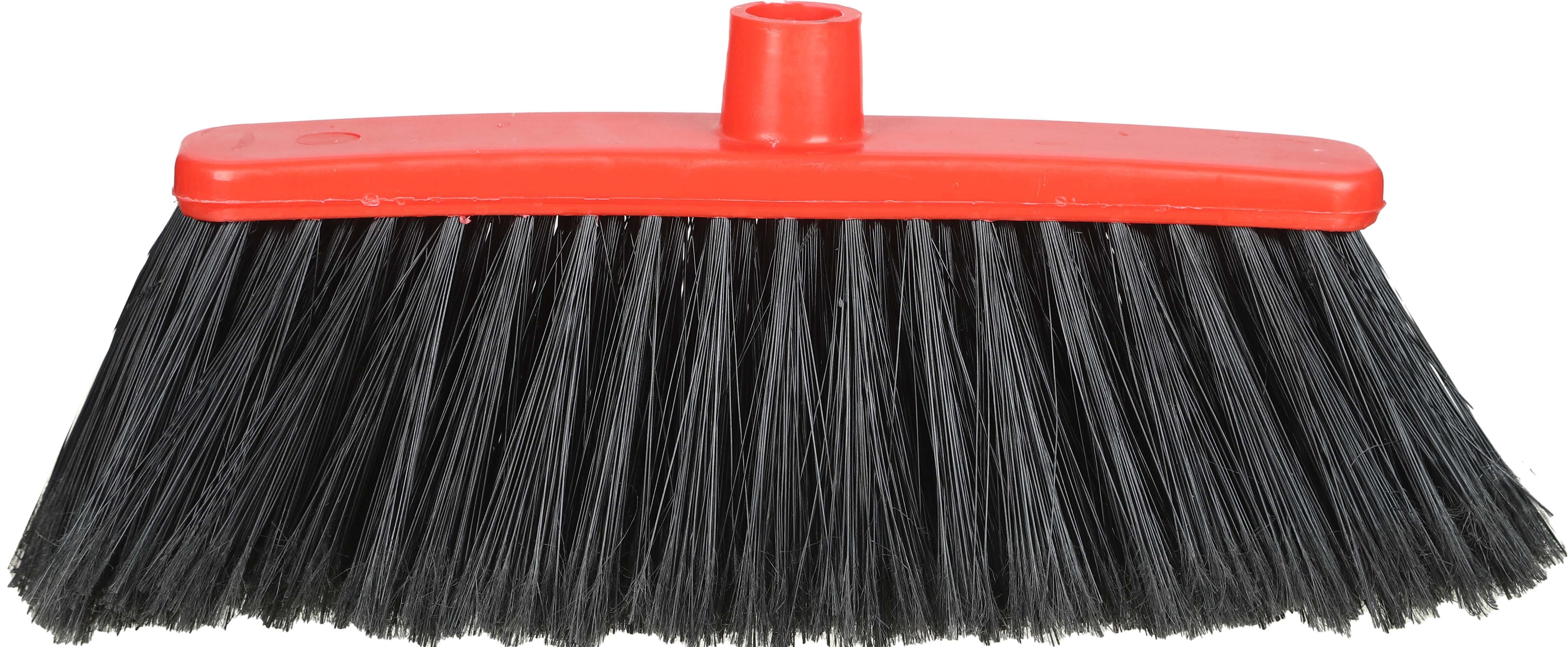 El Helal & Star Pro Line Soft Plastic Floor Cleaning Brush, 25 cm - Black Red