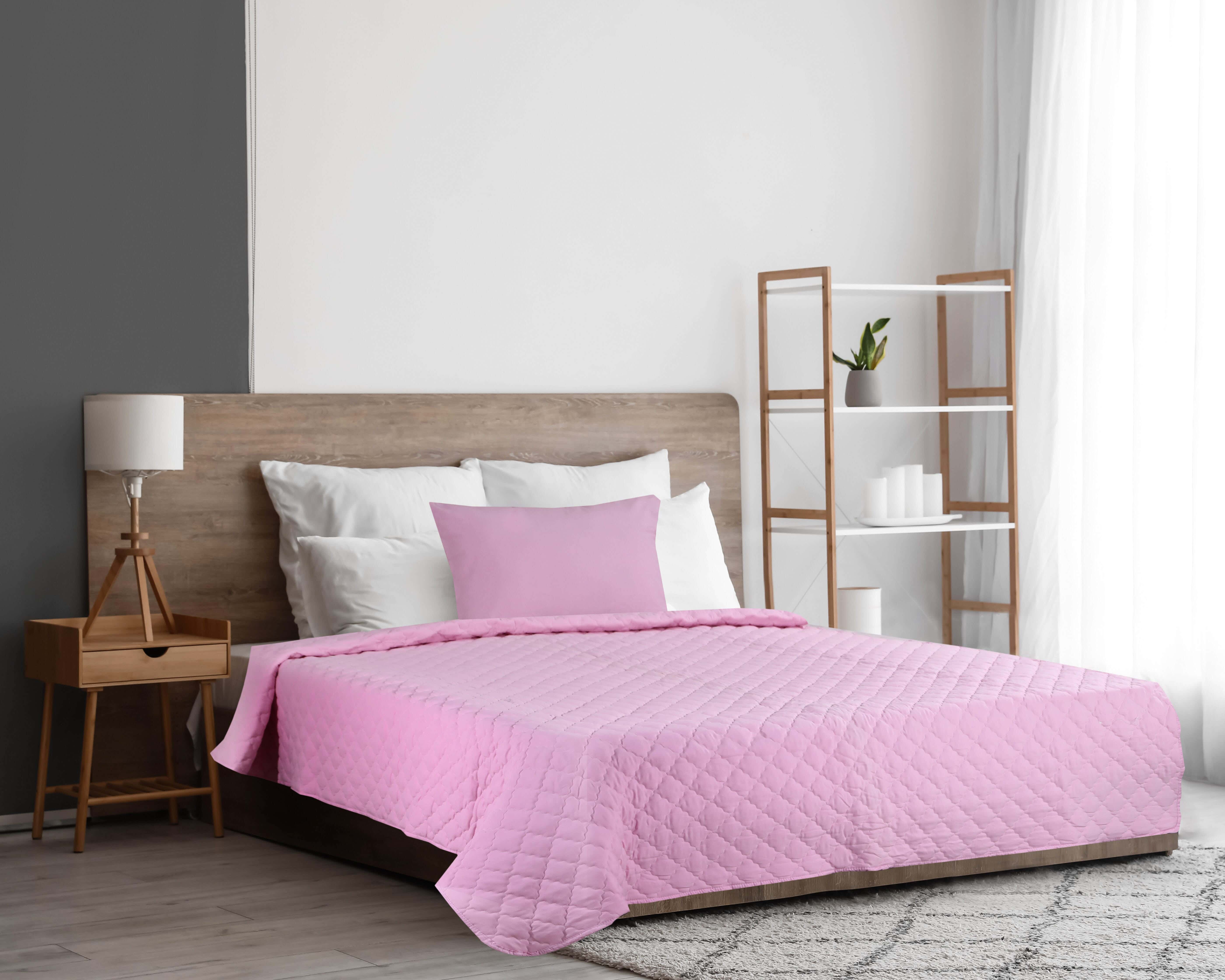 Al Maamoun Kids Comforter Set, 4 Pieces - Pink