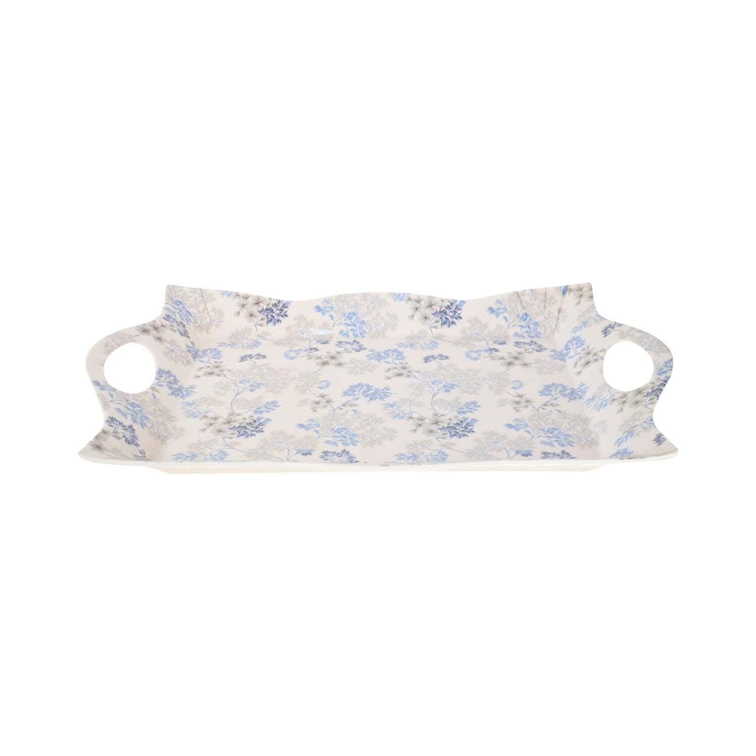Zahra Elmohandes Melamine Serving Tray, 55×40 cm - Multicolor
