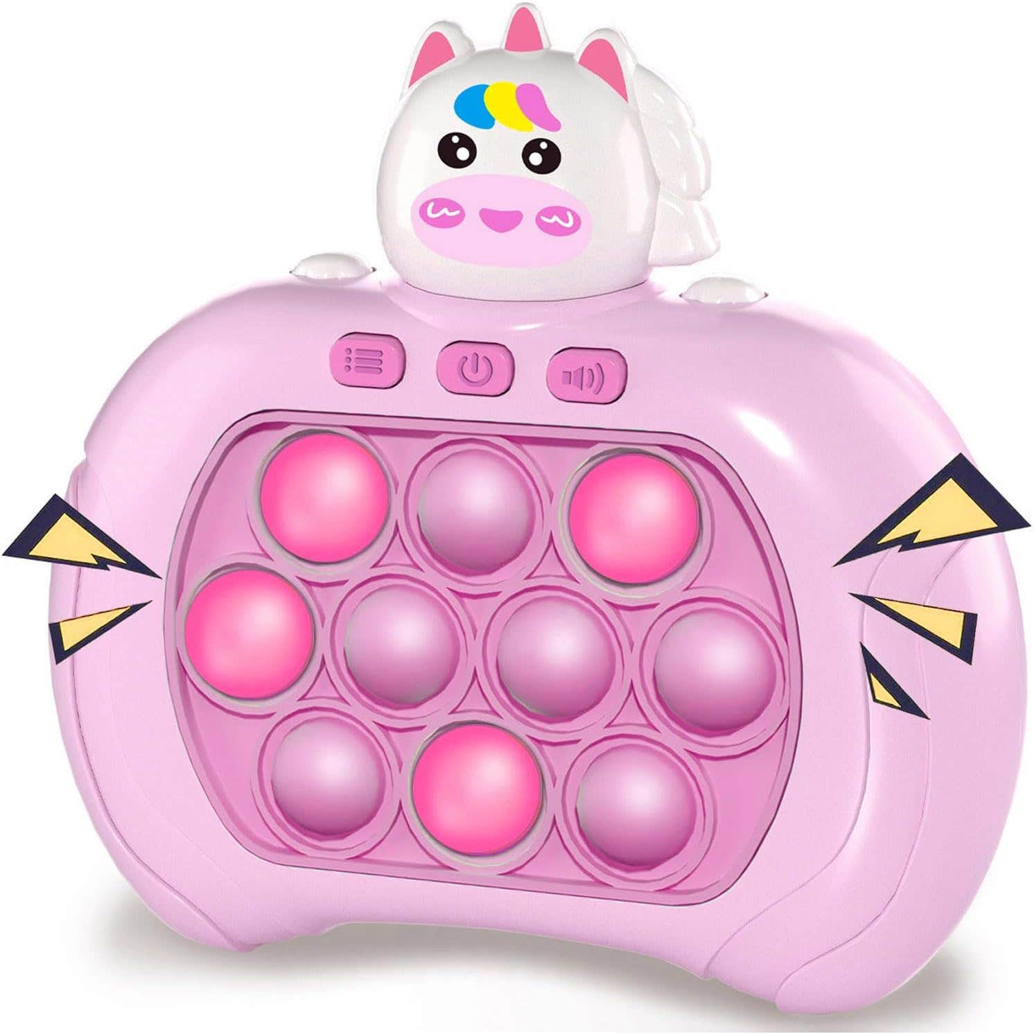Lesipee Pop It Design Plastic Fidget Game - Pink