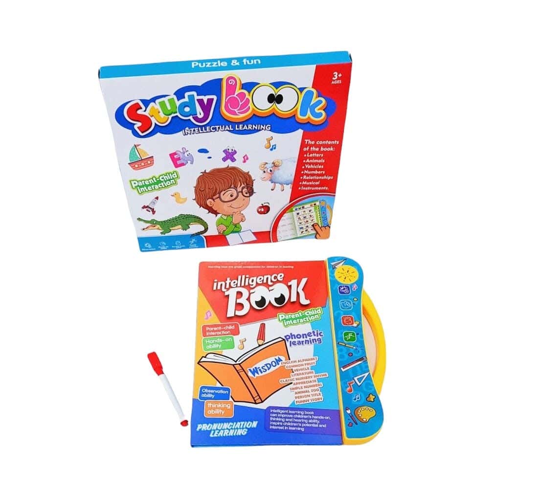 Alsafwa W53-51 Talking Electronic Book With Pen - Multicolor