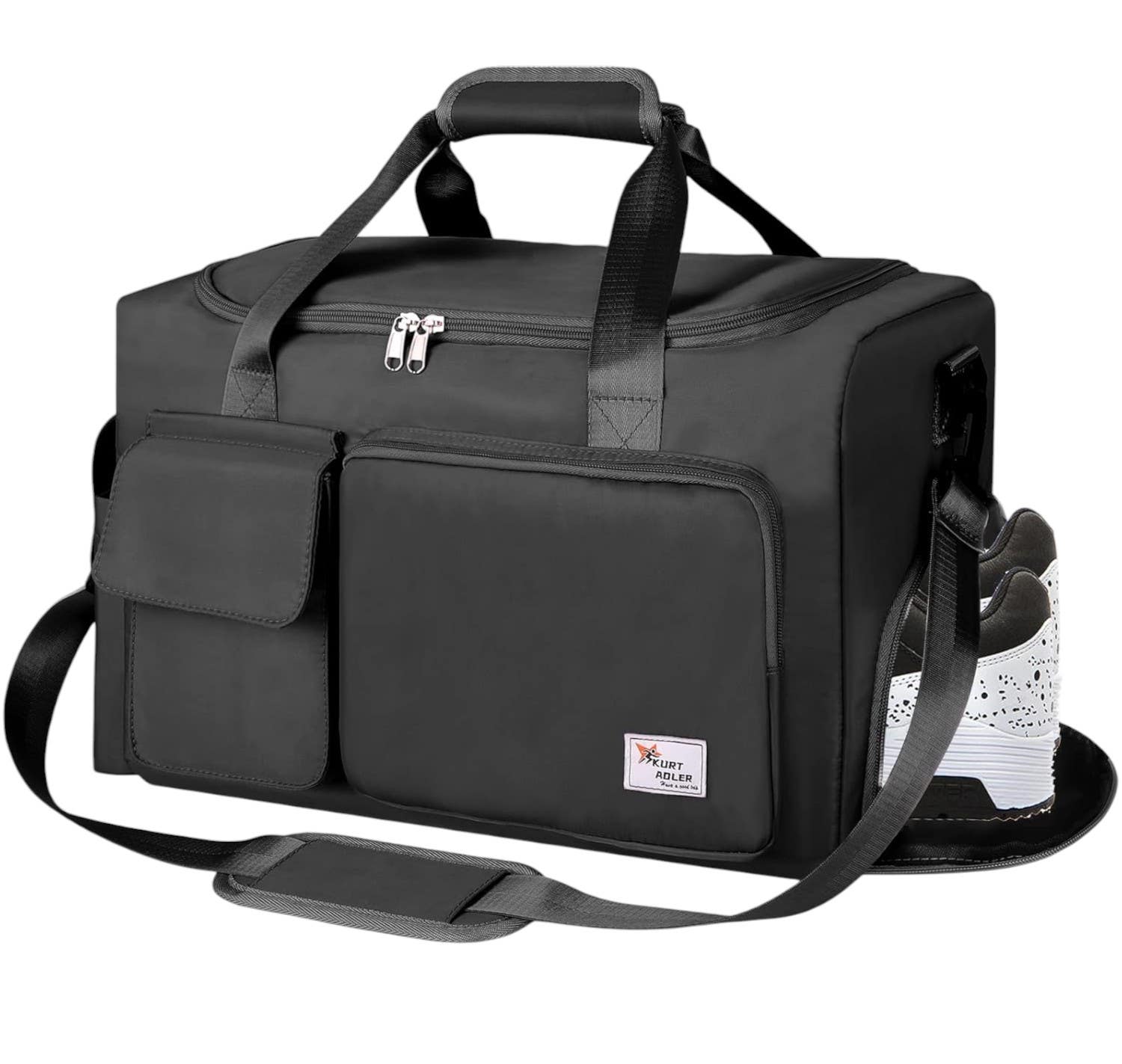 Kurt Adler Travel Duffel Bag - Black