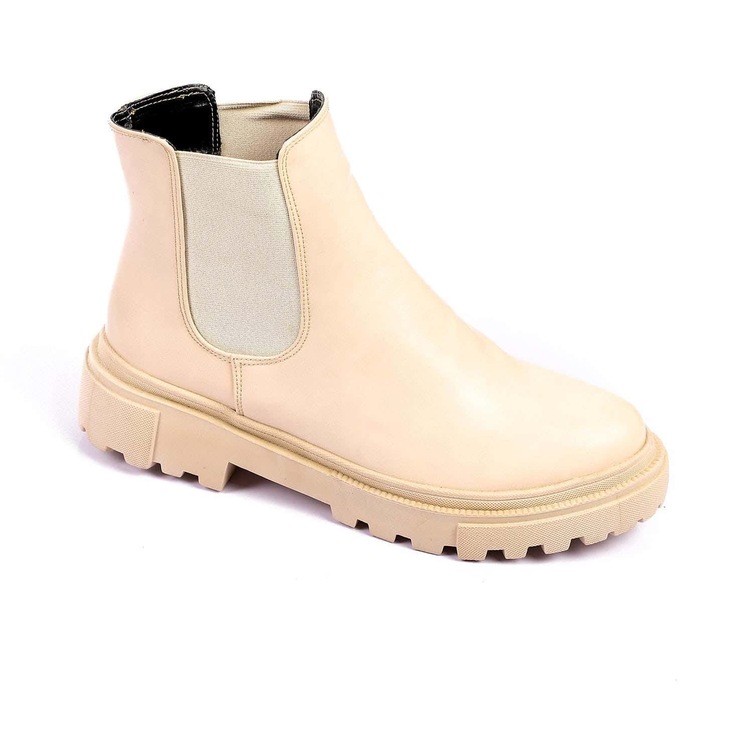 Xo Style Women Flat Leather Ankle Boot