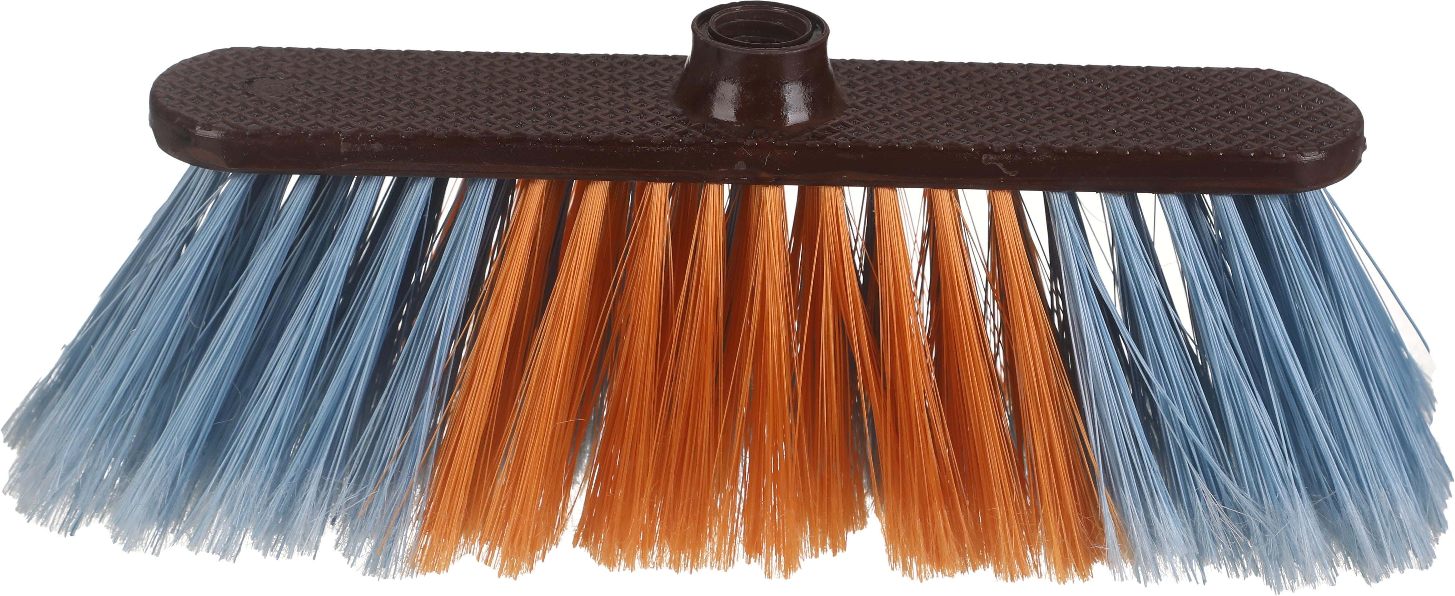 El Helal & Star Plastic Cleaning Brush, Without Handle, 27×10 cm - Blue Orange