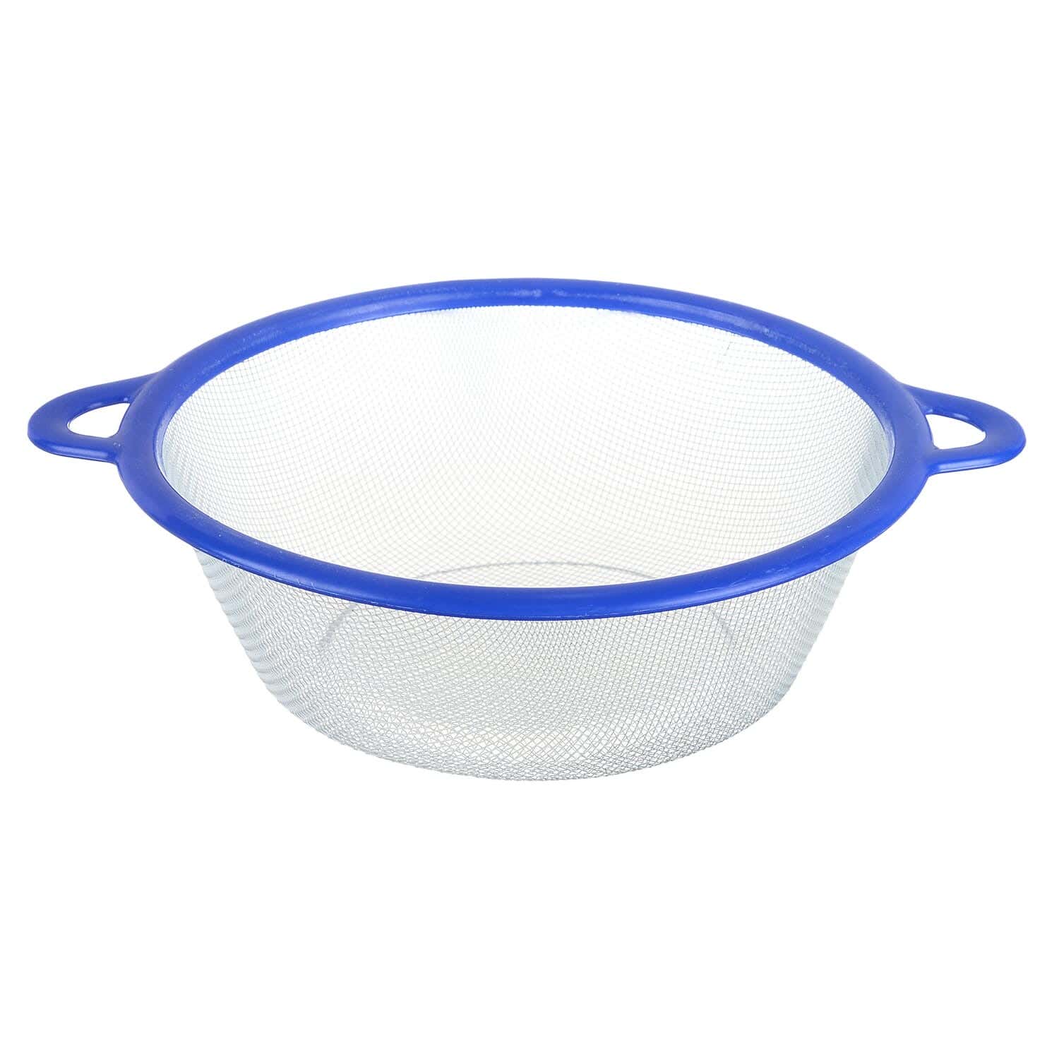 El Hoda Plastic Fruit Strainer, 25×7 cm - Blue