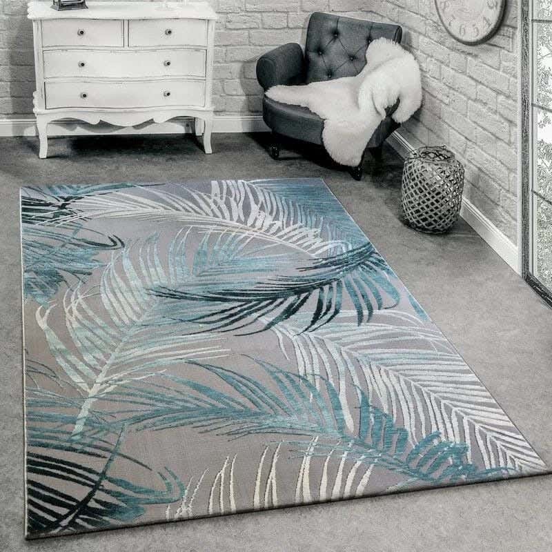Line Sleep Dots Fabric Carpet protector, 200x300 cm - Multicolor