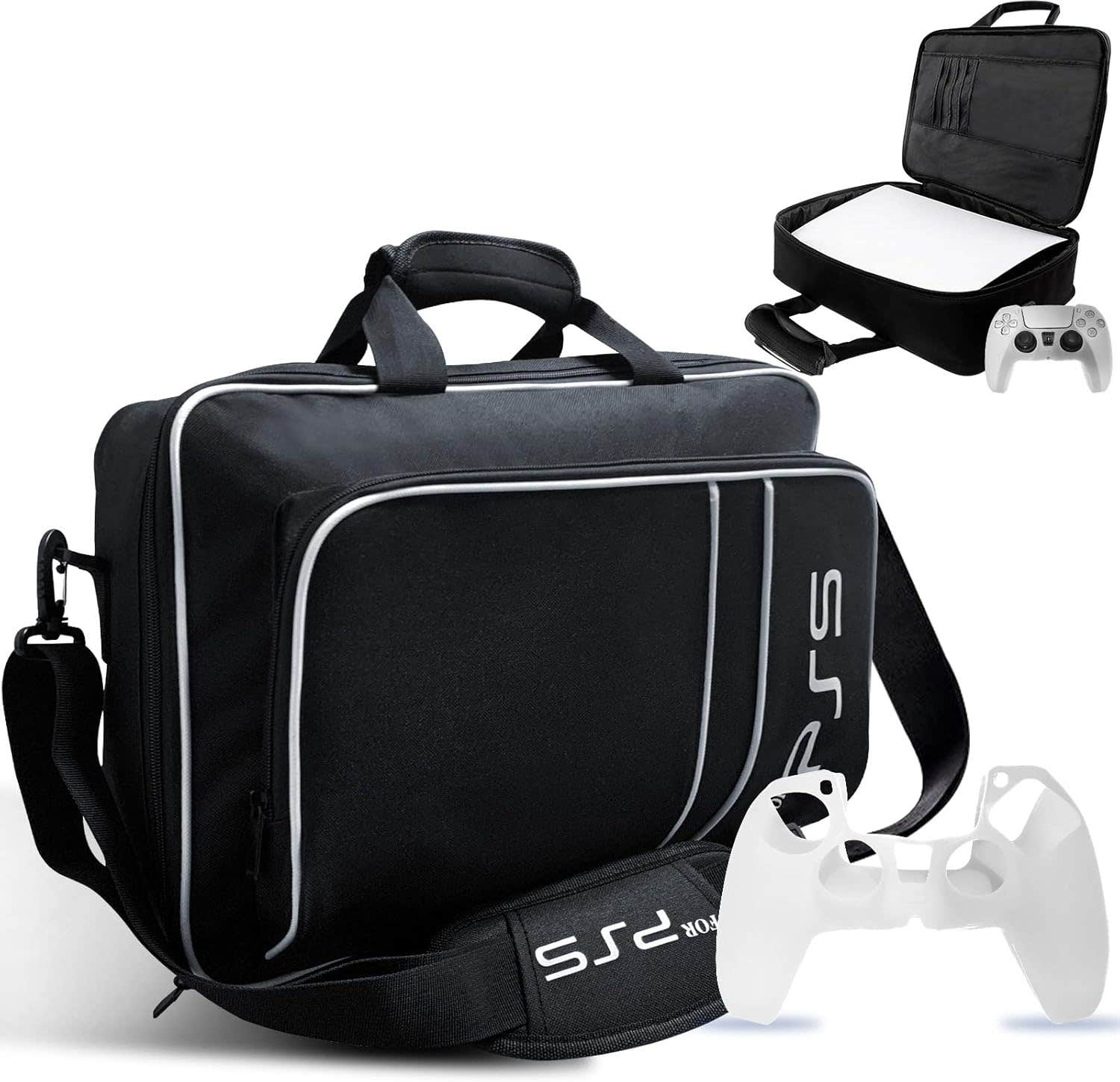 Chicoque Protective Travel Shoulder Bag for PlayStation 5