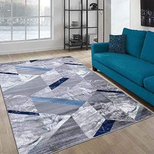 Line Sleep Dots Fabric Carpet protector, 200x300 cm - Multicolor