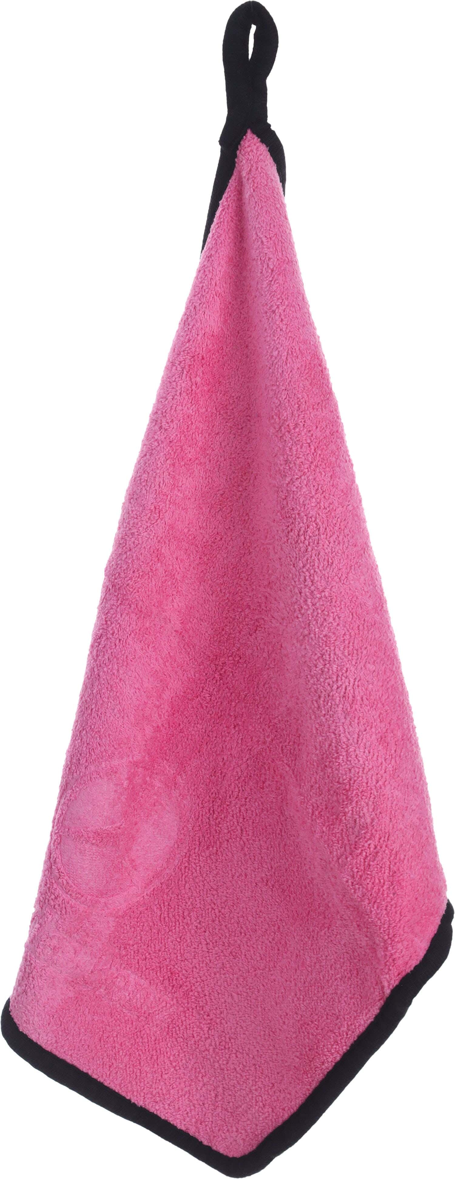 Falmer Fabric Rectangular Car Cleaning Towel, 30×40 cm - Rose