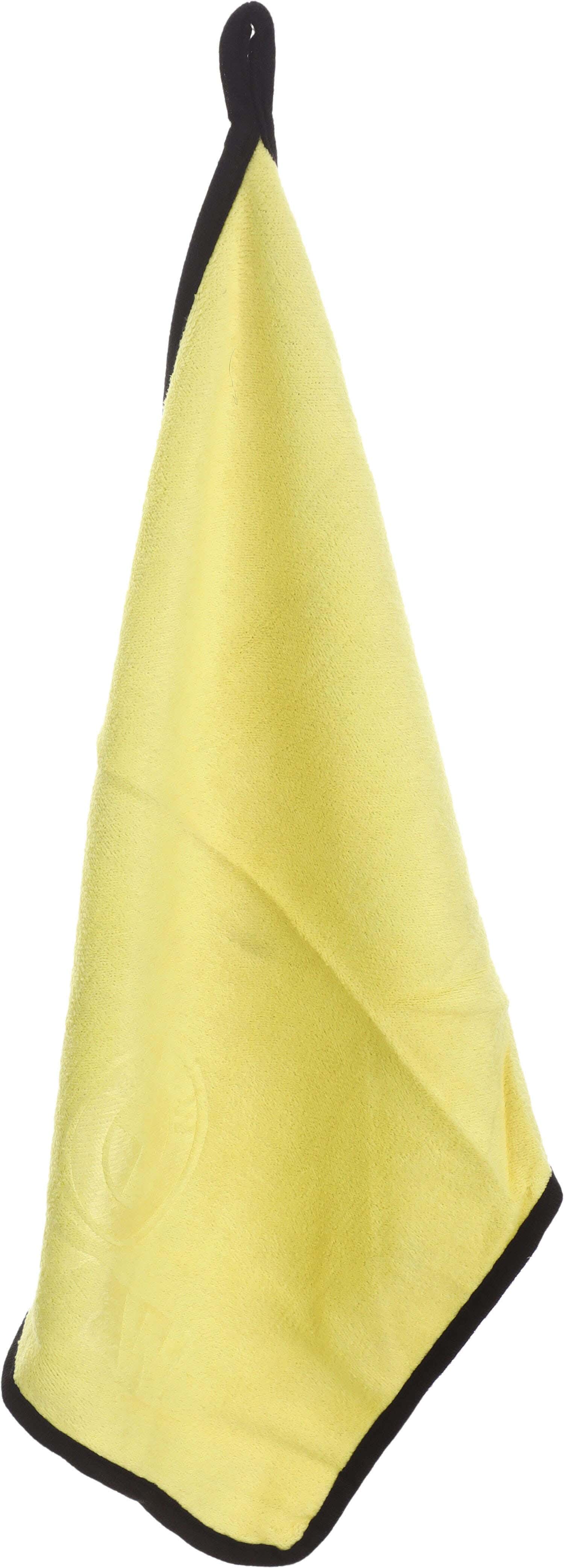 Falmer Fabric Rectangular Car Cleaning Towel, 30×40 cm - Yellow