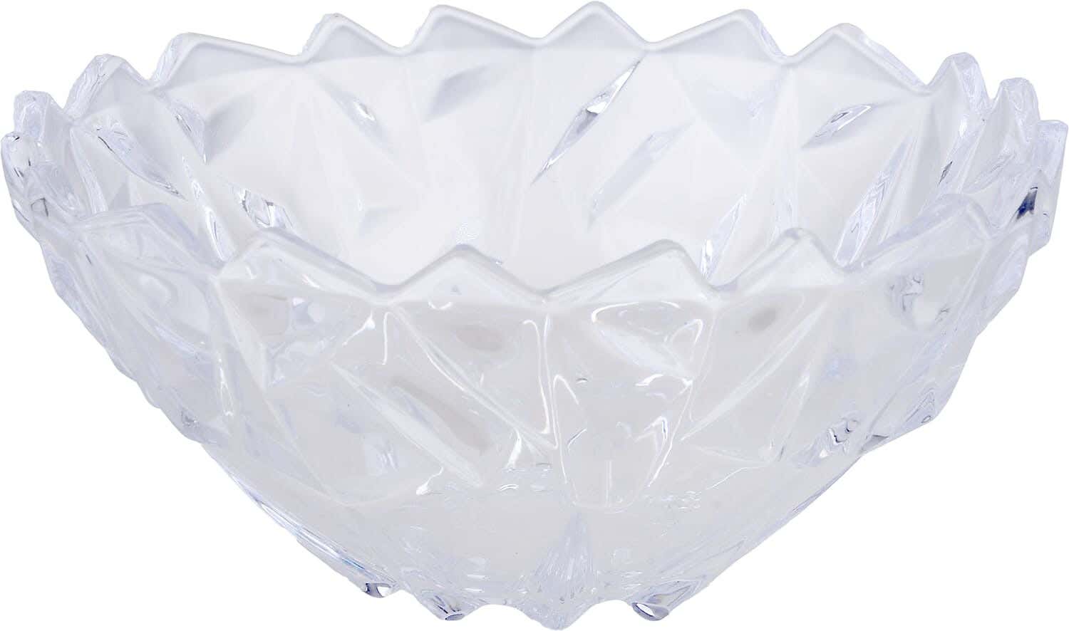 Round Glass Bowl, 26 cm - Clear