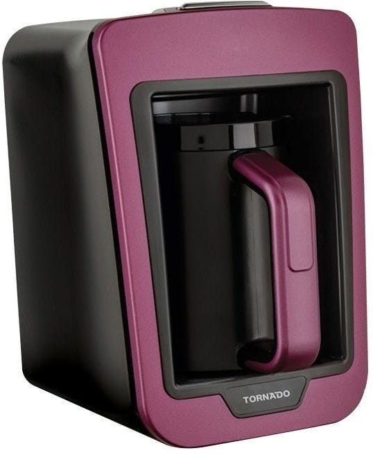 Tornado TCME-100 V Automatic Turkish Coffee Maker, 330 ml - Black Purple