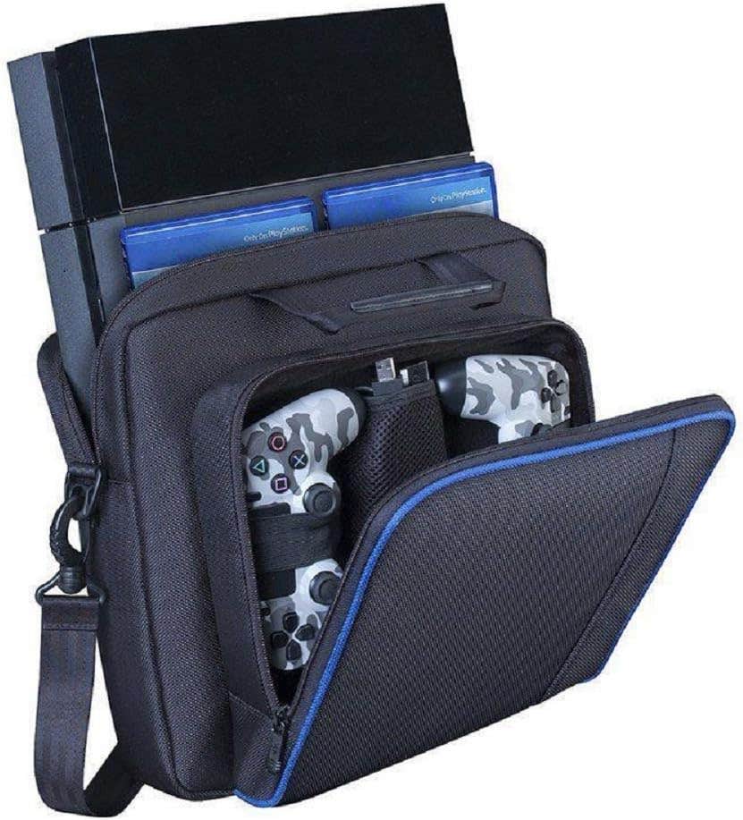 Prodico Protective Travel Shoulder Bag for PlayStation 4 - Black