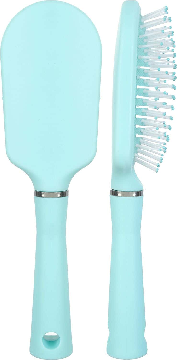 Falmer Plastic Oval Hair Brush, 23×6.5 cm - Turquoise