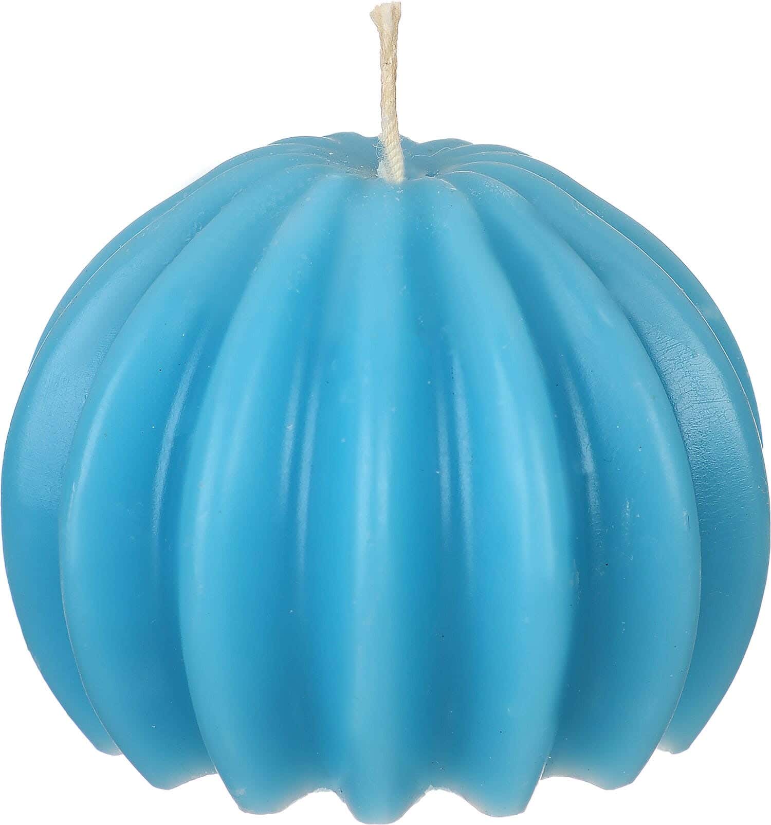 Scented Candle, Ball Shape, 6x4 cm - Petrol