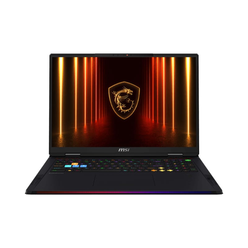 MSI Raider 18 HX AI A2XWJG – Core Ultra 9 275HX – 64GB DDR5 – 2TB SSD – RTX 5090 8GB – 18″ UHD+ 120Hz – Windows 11 – Core Black