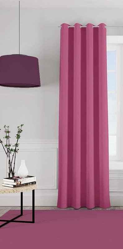 Sabia curtain, piece, 145x270 cm - Fuchsia